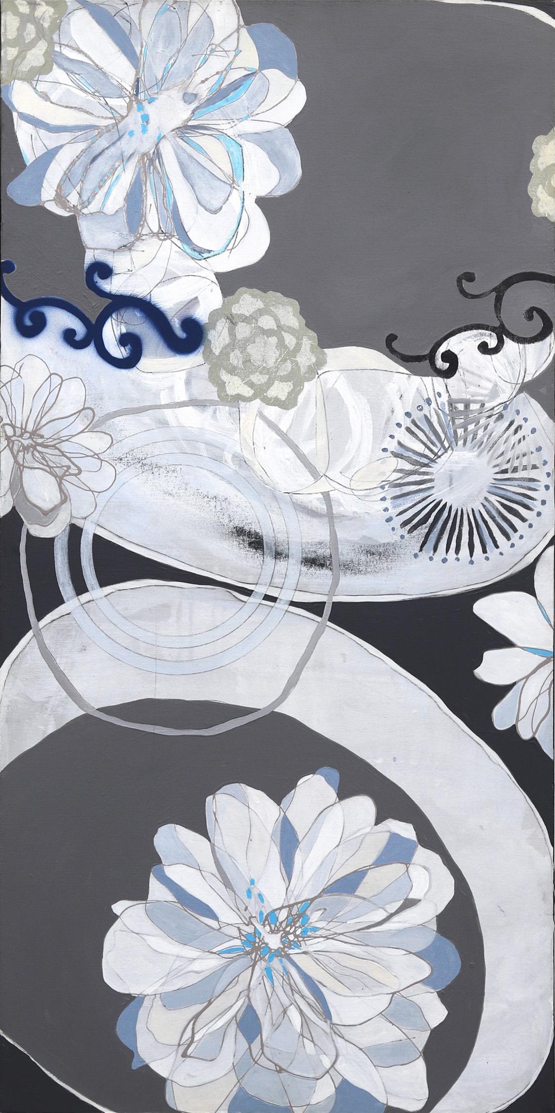 Resonate #1 - Pittura astratta contemporanea a tecnica mista