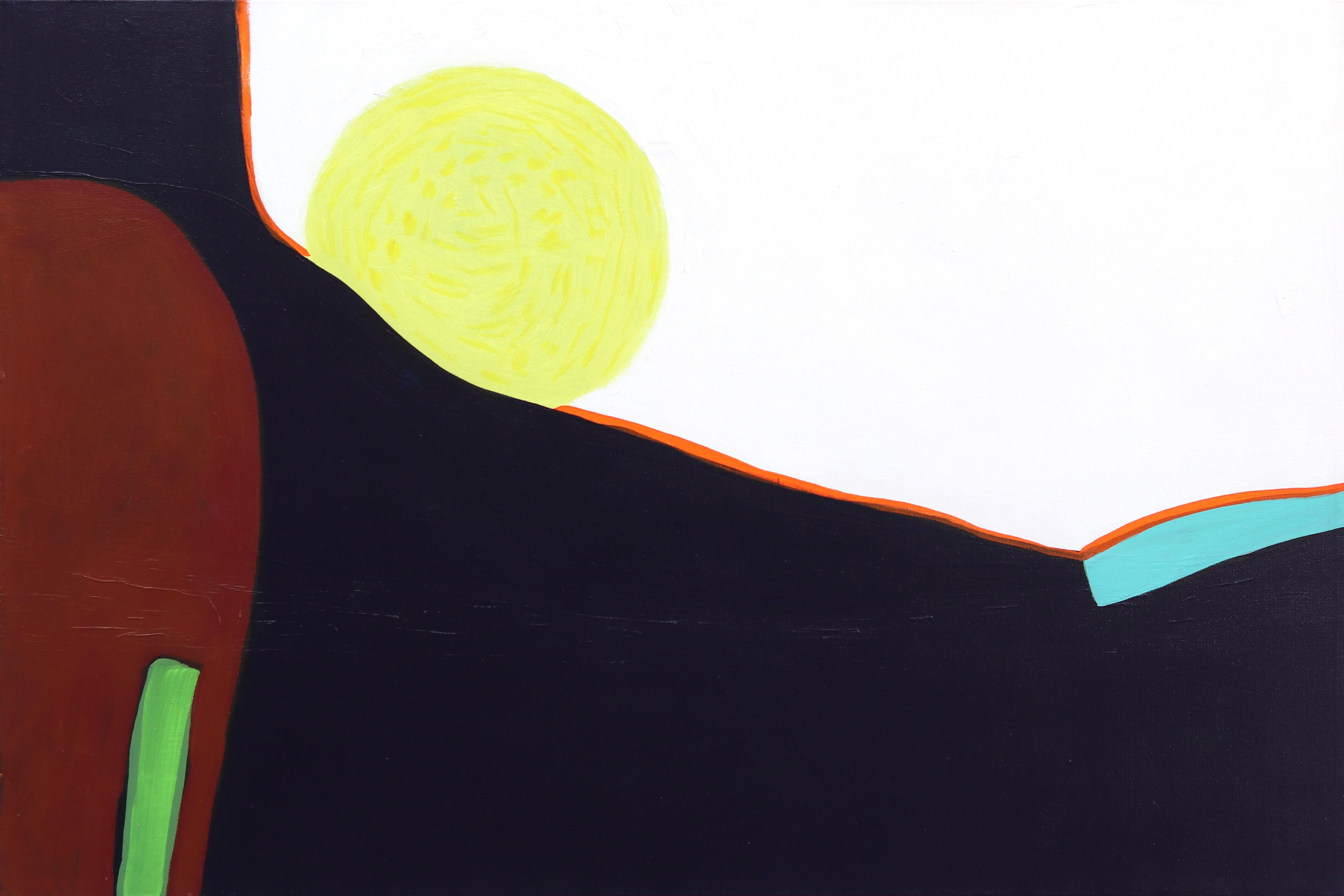 Stark Canyon - Modern Original Colorful Abstract Landscape Painting