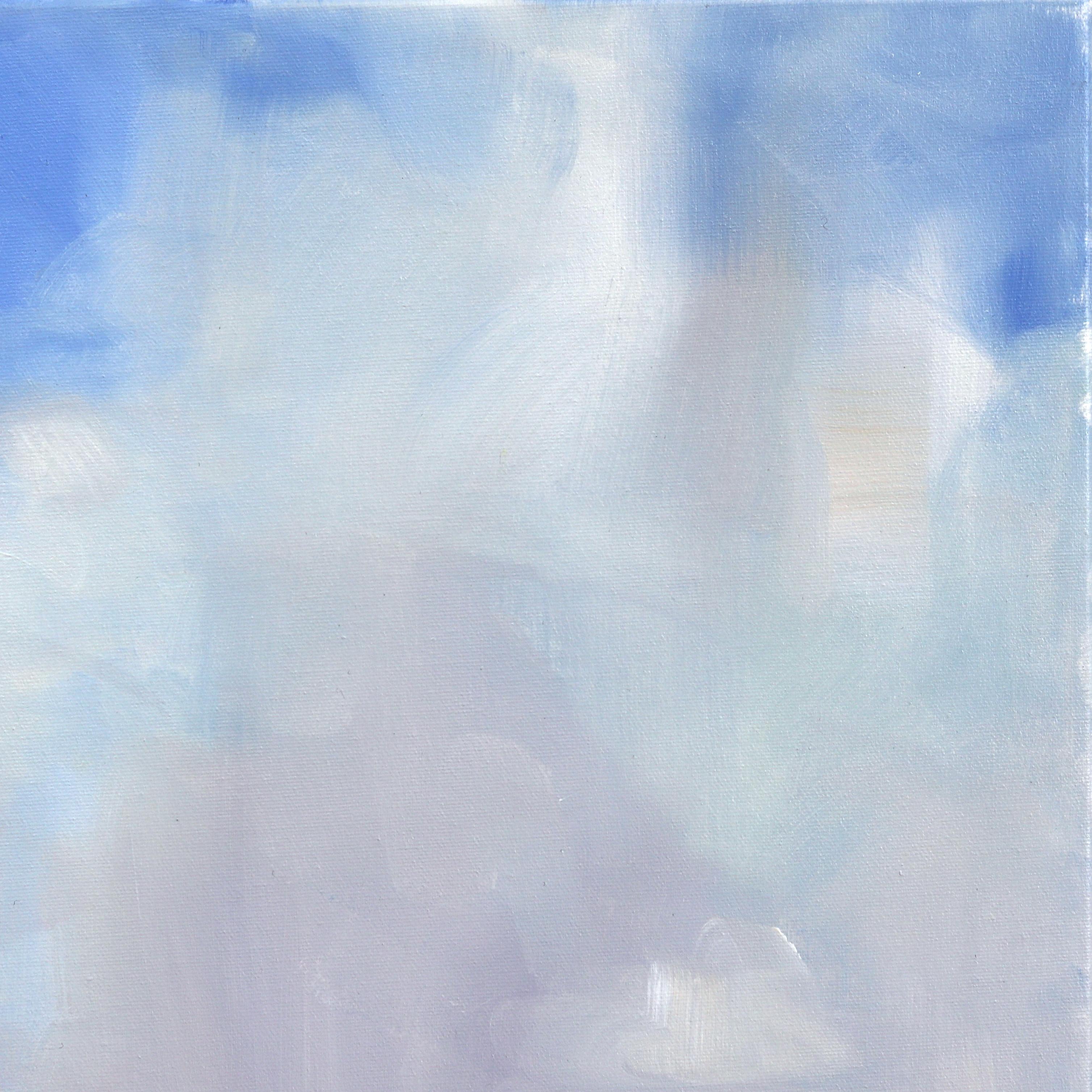 Feeling Fine - Vibrant Cloud Landscape Painting For Sale 5