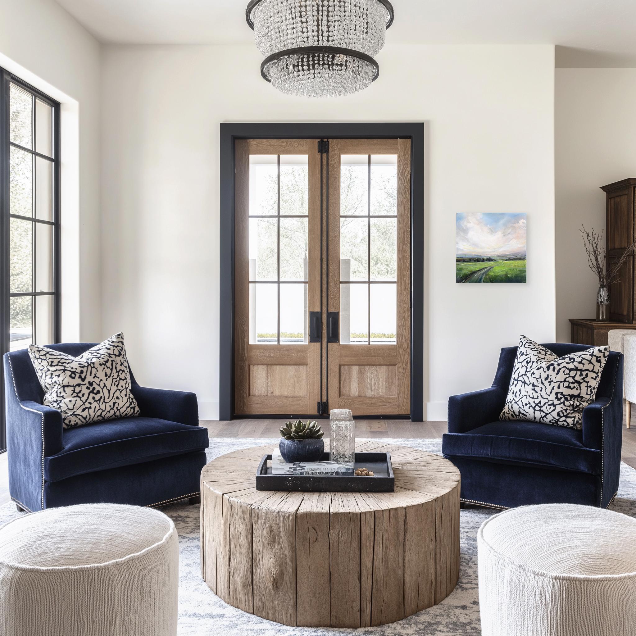 In The Distance - Original Landscape Still Life Mixed Media Painting on Canvas im Angebot 3