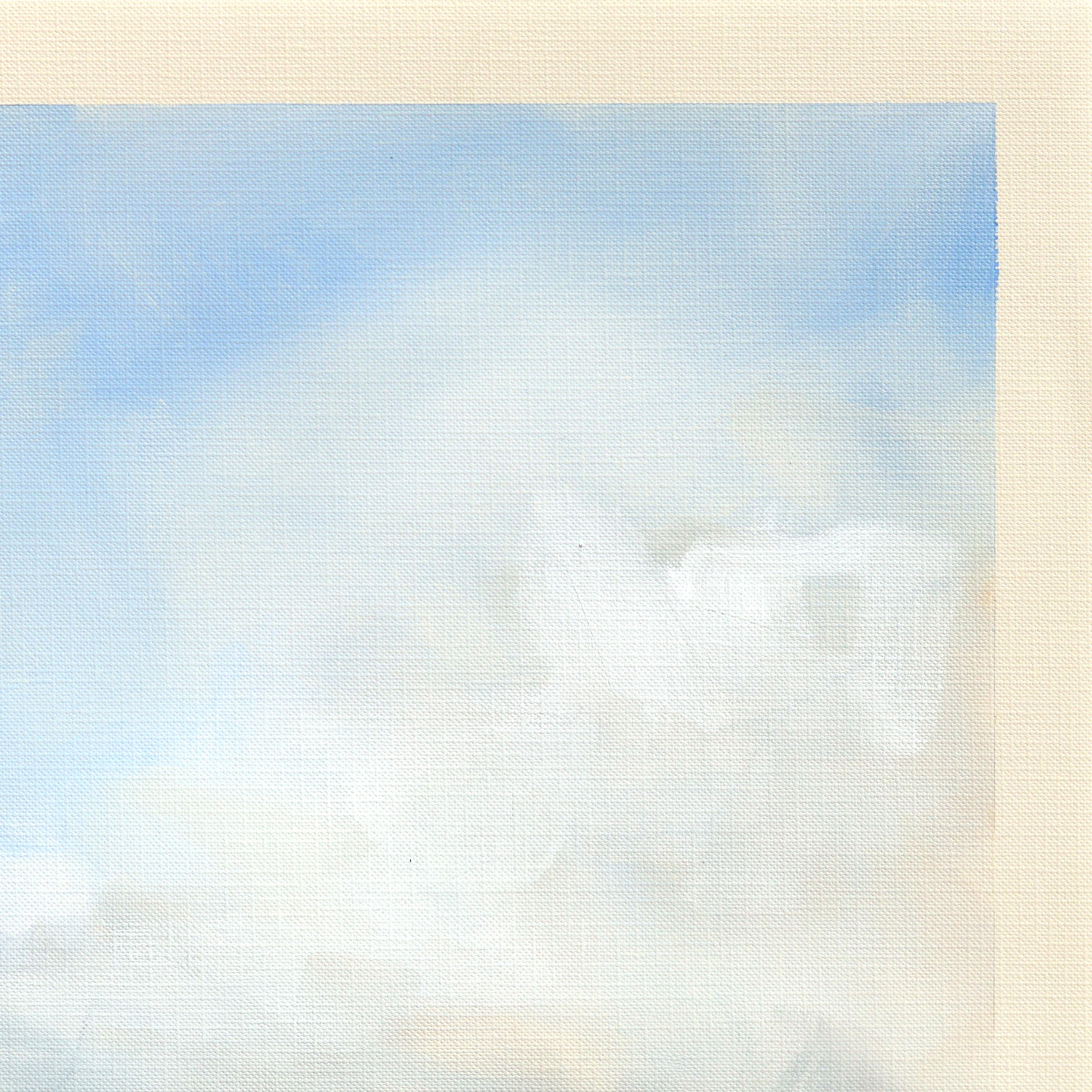 Landschaft Studie 241 - Original Serene Mixed Media Malerei auf Leinwand Papier (Zeitgenössisch), Painting, von Jodi Miller