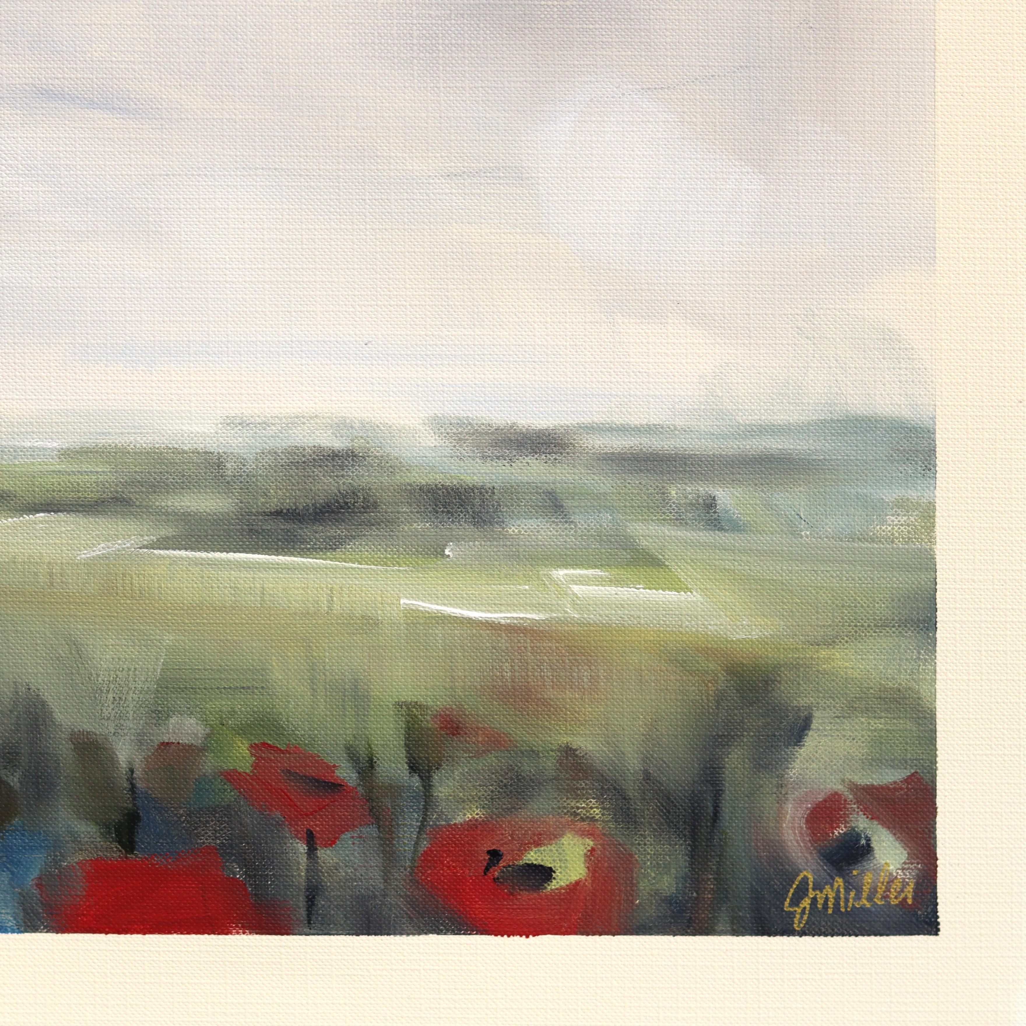 Jodi Miller besticht durch ihre stimmungsvollen Landschaften, die von den weiten Himmeln ihrer Prärieaufzucht und ihren weltweiten Reisen in der Royal Canadian Air Force inspiriert sind. Beeinflusst von der weiten Offenheit der Prärien und ihrer