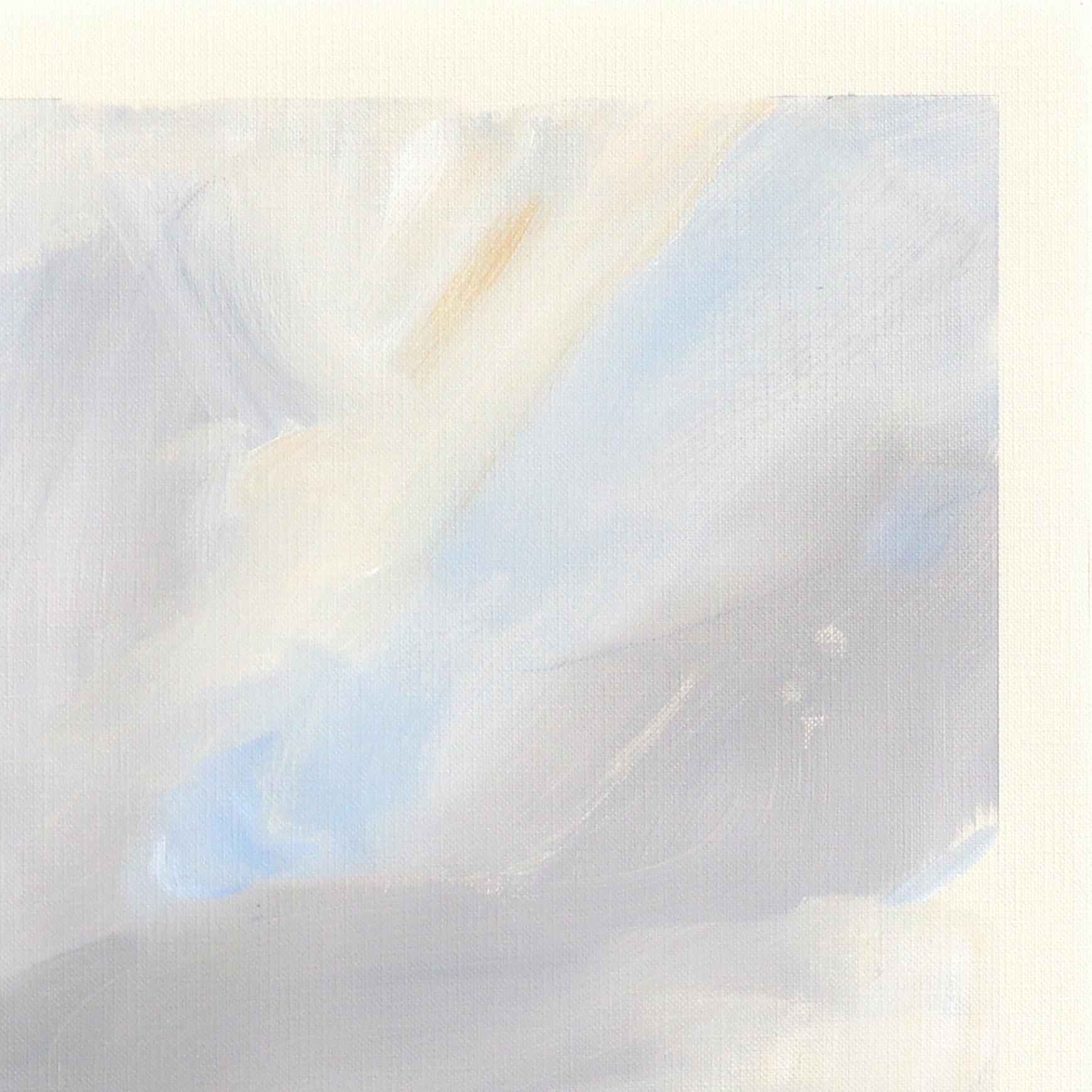 Landschaft Studie 251 - Original Moody Grey Mixed Media Gemälde auf Leinwand Papier (Zeitgenössisch), Painting, von Jodi Miller