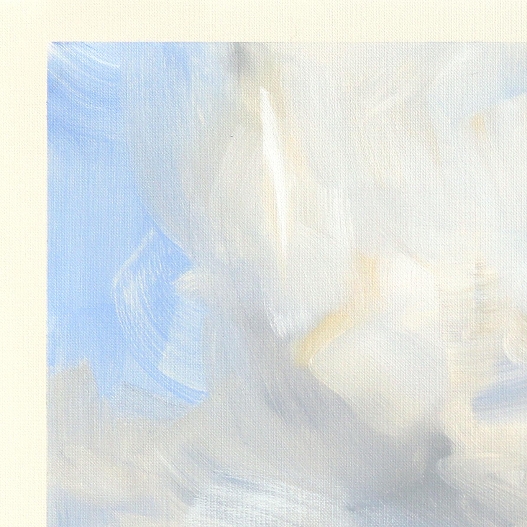 Landschaftsstudie 253 - Original erdiges Gemälde in Mischtechnik auf Leinwand Papier – Painting von Jodi Miller