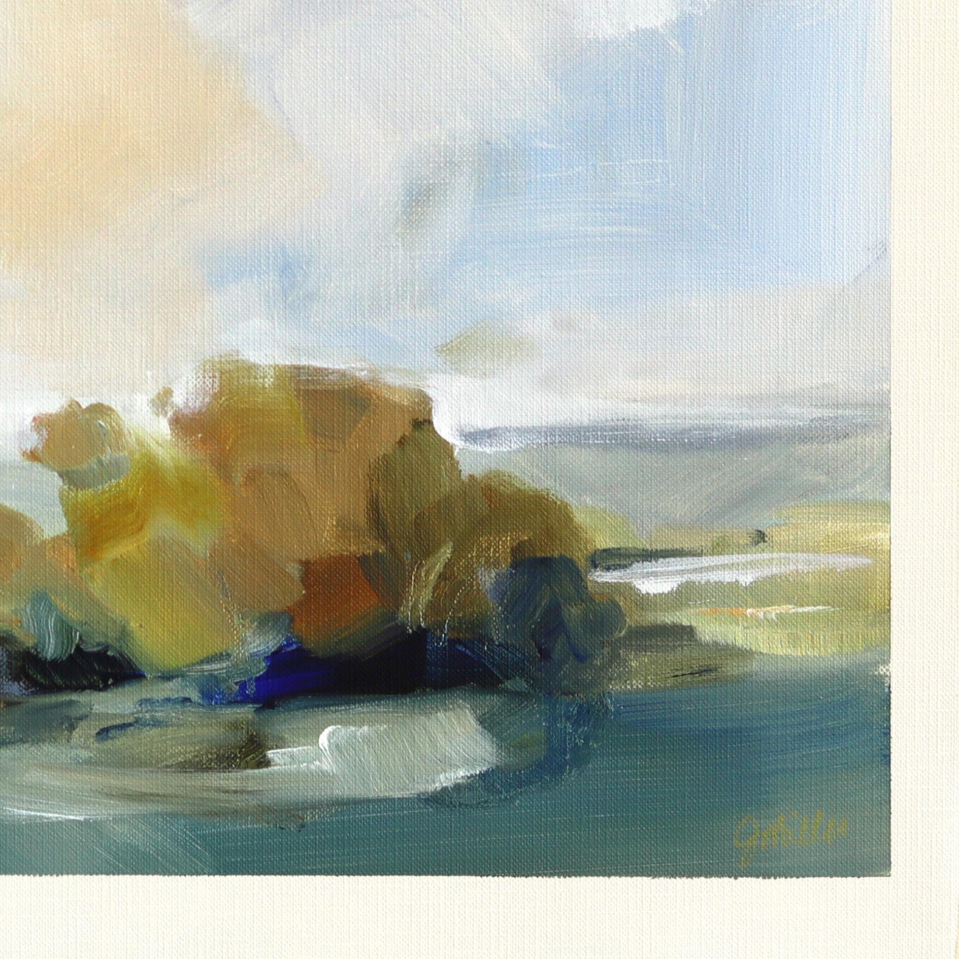 Jodi Miller besticht durch ihre stimmungsvollen Landschaften, die von den weiten Himmeln ihrer Prärieaufzucht und ihren weltweiten Reisen in der Royal Canadian Air Force inspiriert sind. Beeinflusst von der weiten Offenheit der Prärien und ihrer