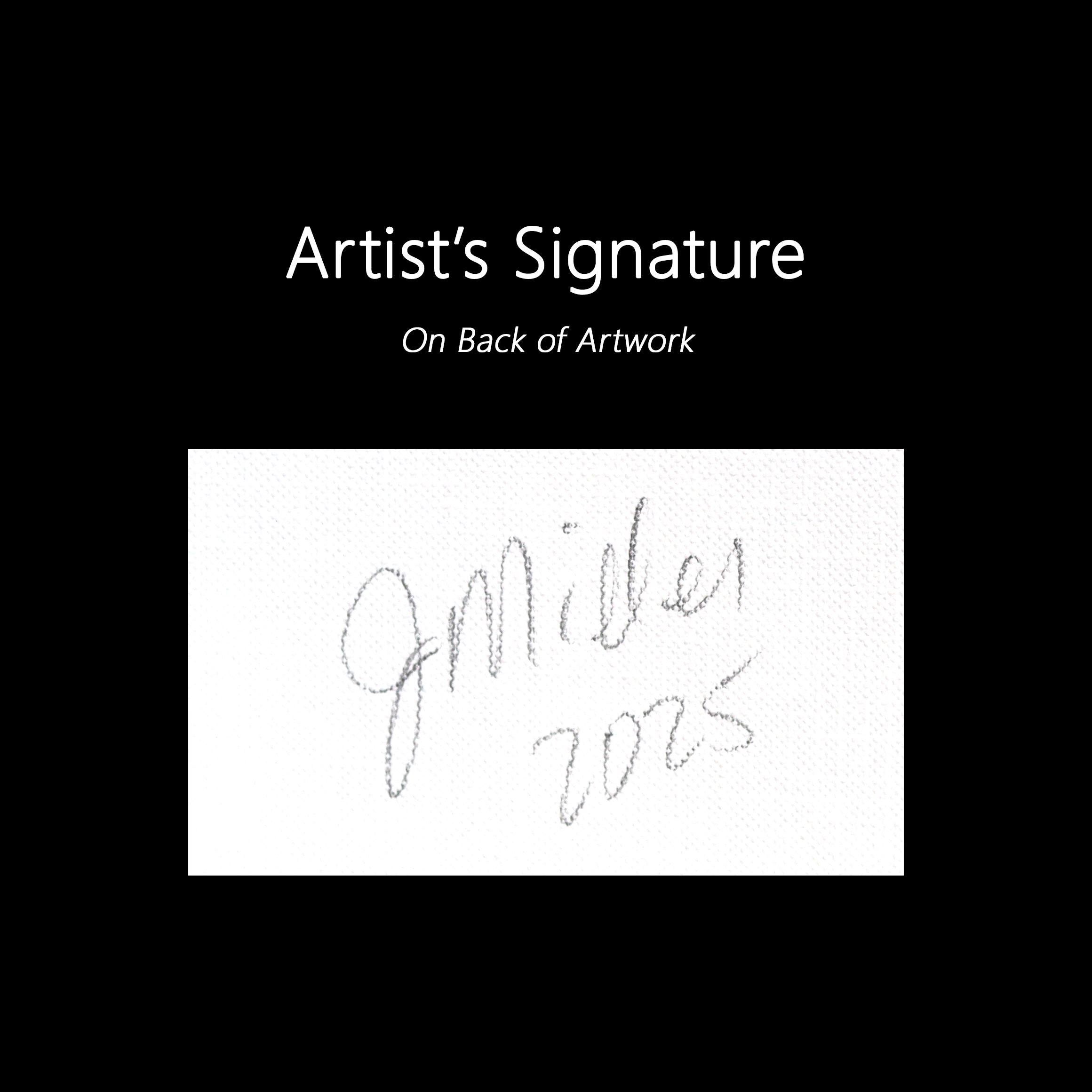 Landschaftsstudie 253 - Original erdiges Gemälde in Mischtechnik auf Leinwand Papier im Angebot 1