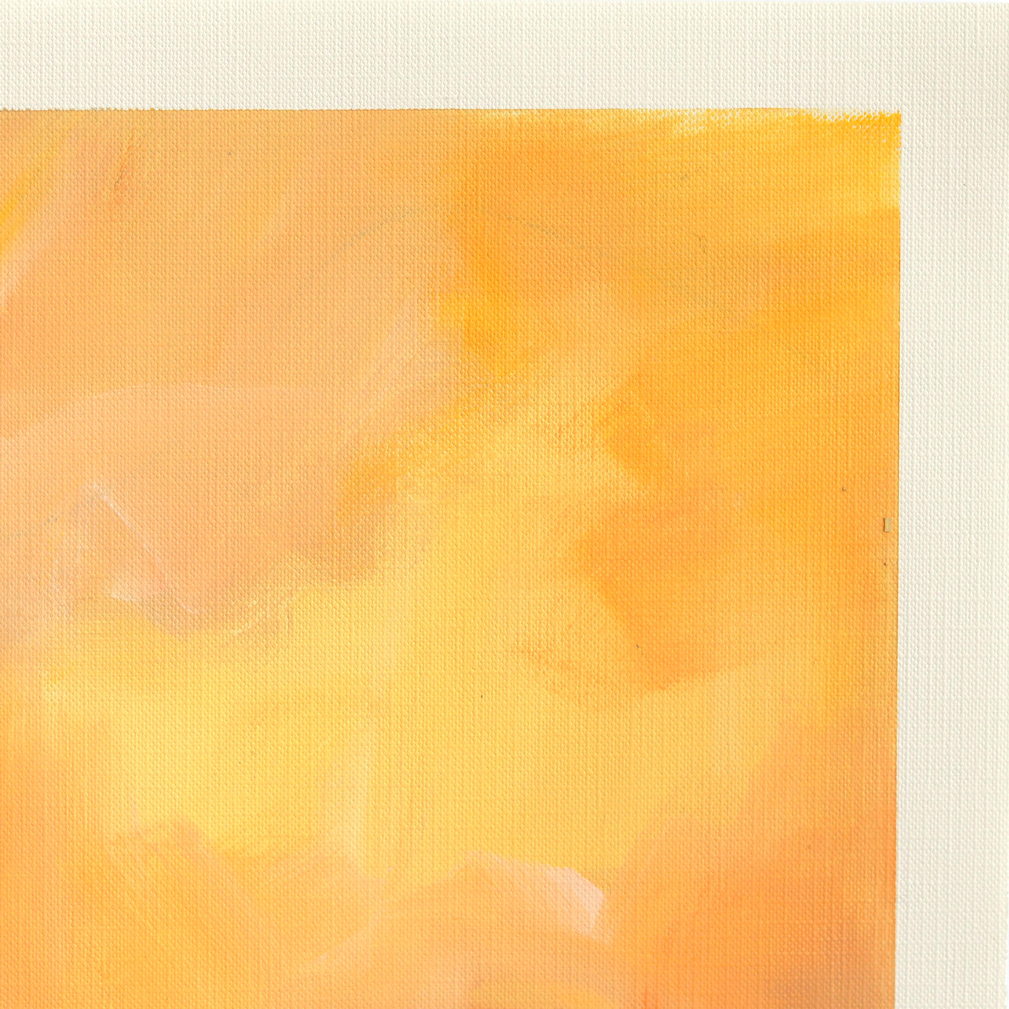 Landschaftsstudie 255 - Lebendige Farbe getränkt Sonnenuntergang Malerei auf Leinwand Papier (Zeitgenössisch), Painting, von Jodi Miller