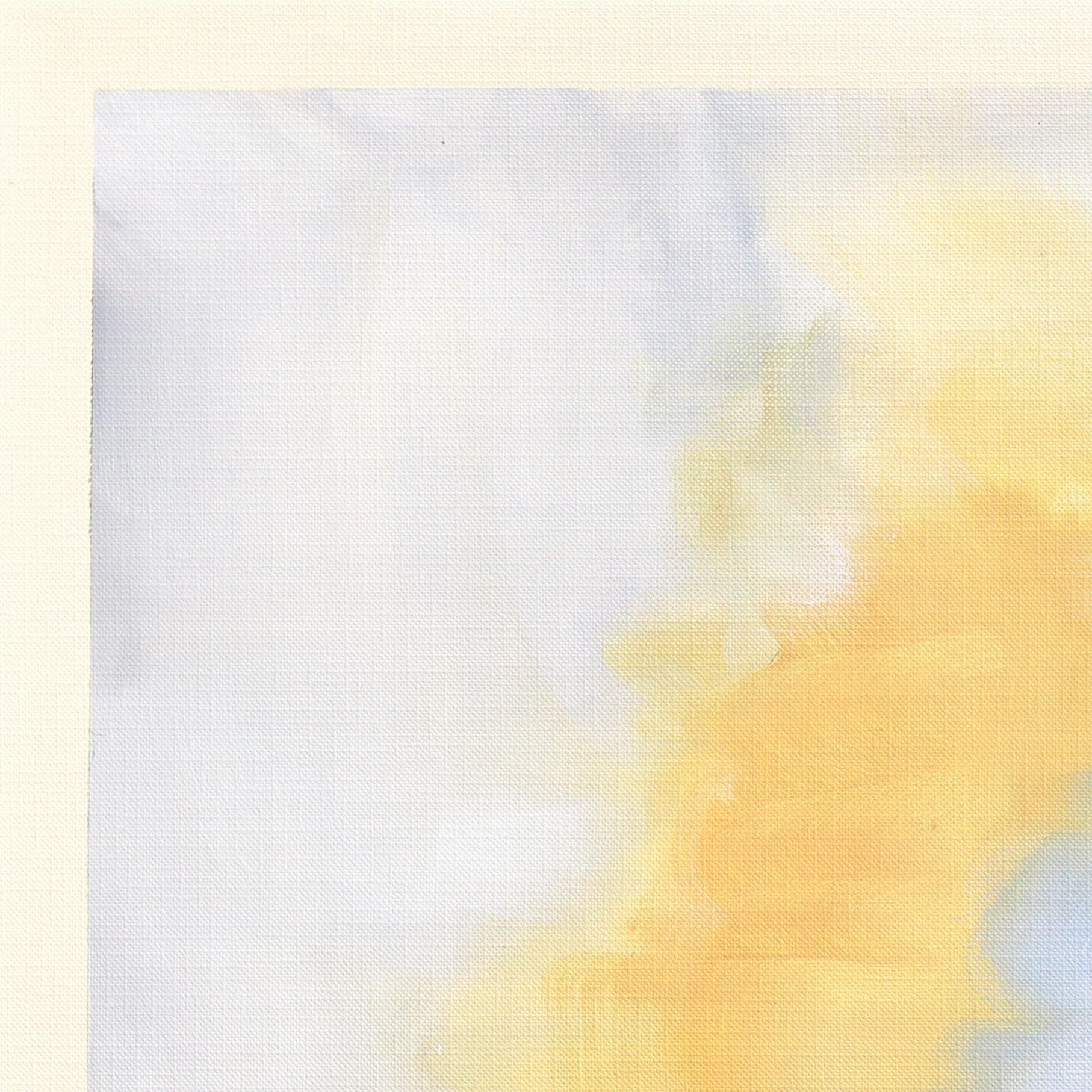 Landschaft Studie 256 - Original Moody Serene Mixed Media Malerei auf Leinwand Papier – Painting von Jodi Miller