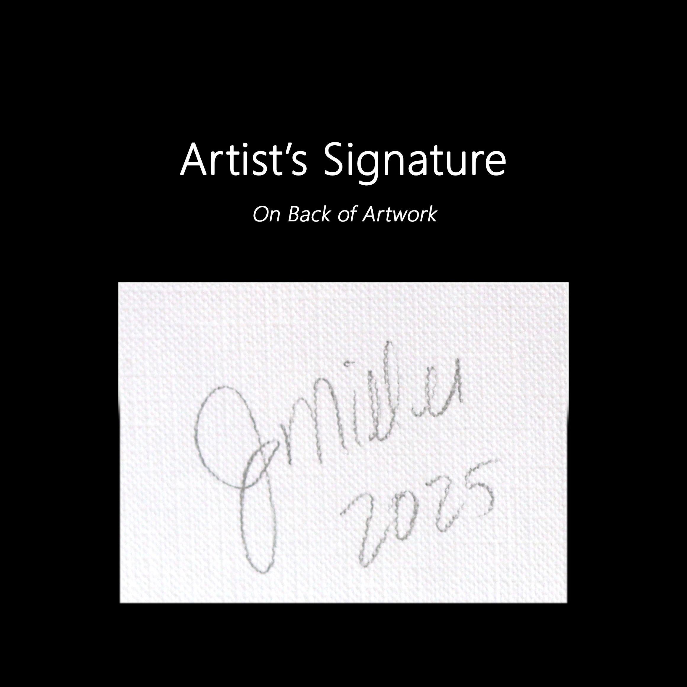 Landscape Study 259 - Atmospheric Skyscape Acrylic Painting on Canvas Paper im Angebot 3