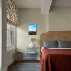 I ricordi ti aspettano - Paesaggio botanico terrestre Pittura vibrante intrisa di colore