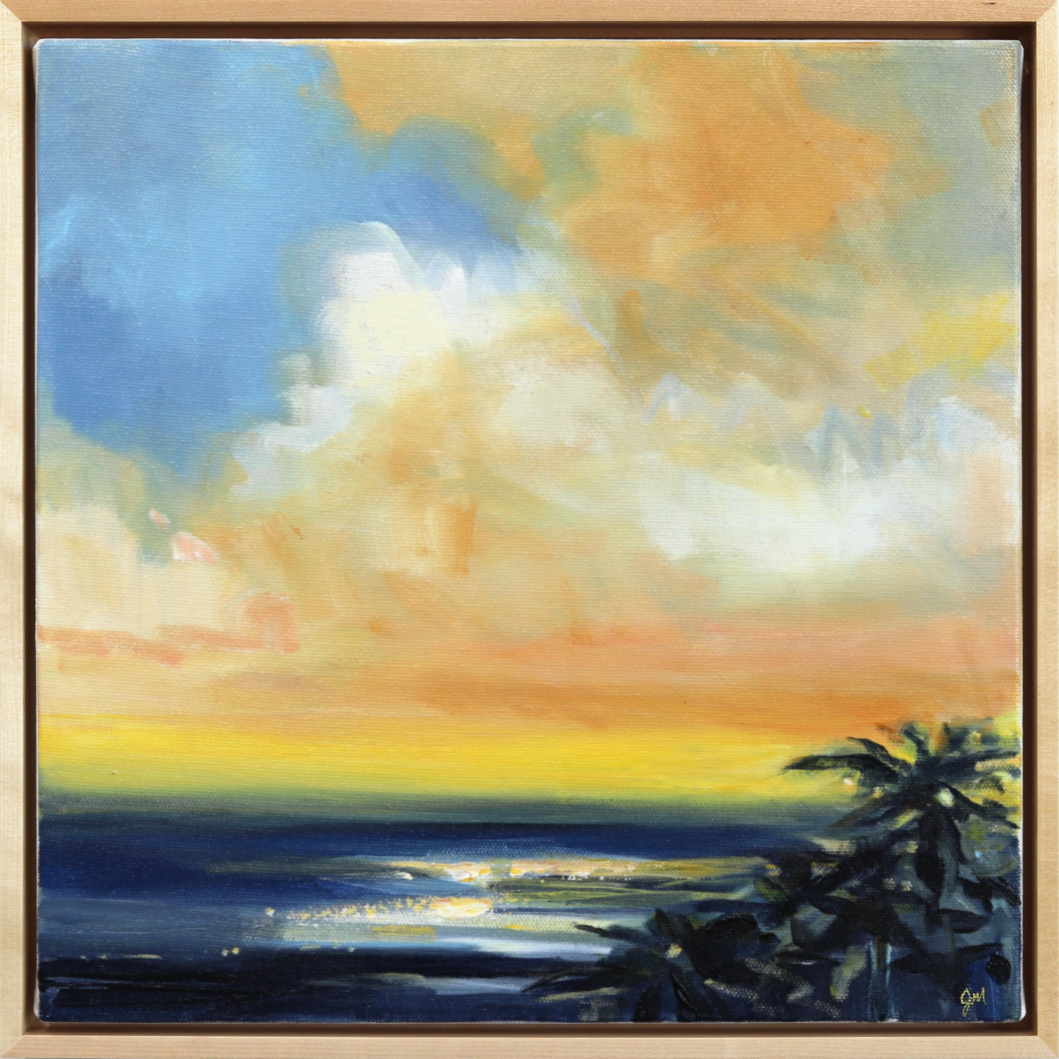 Sunripe - Colorful Ocean Landscape Skyscape Painting