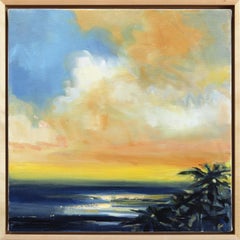 Sunripe - Colorful Ocean Landscape Skyscape Painting