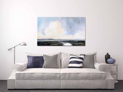 Tumbling - Large Serene Ocean Landscape Skyscape Painting
