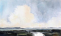 Tumbling - Large Serene Ocean Landscape Skyscape Painting