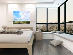 Wishful Thinking - Large Sunny Day Landscape Skyscape Painting