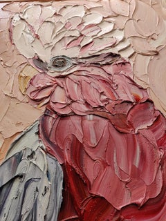 Jodie Wells --  Galah on Blushing Peach