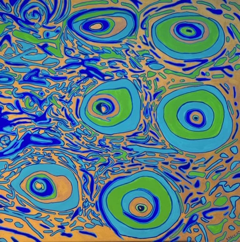 Abstract Painting di Jody Rasch - Bellezza - Skin Cell 2