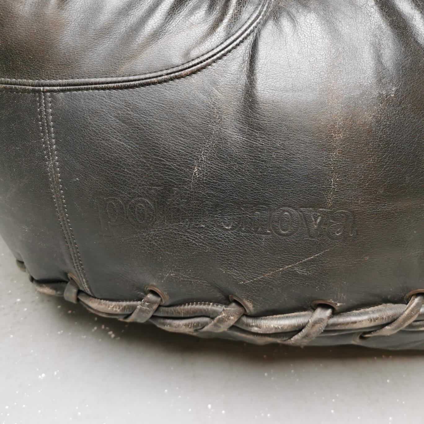 Leather Joe Armchair by Pas, D'Urbino, Lomazzi