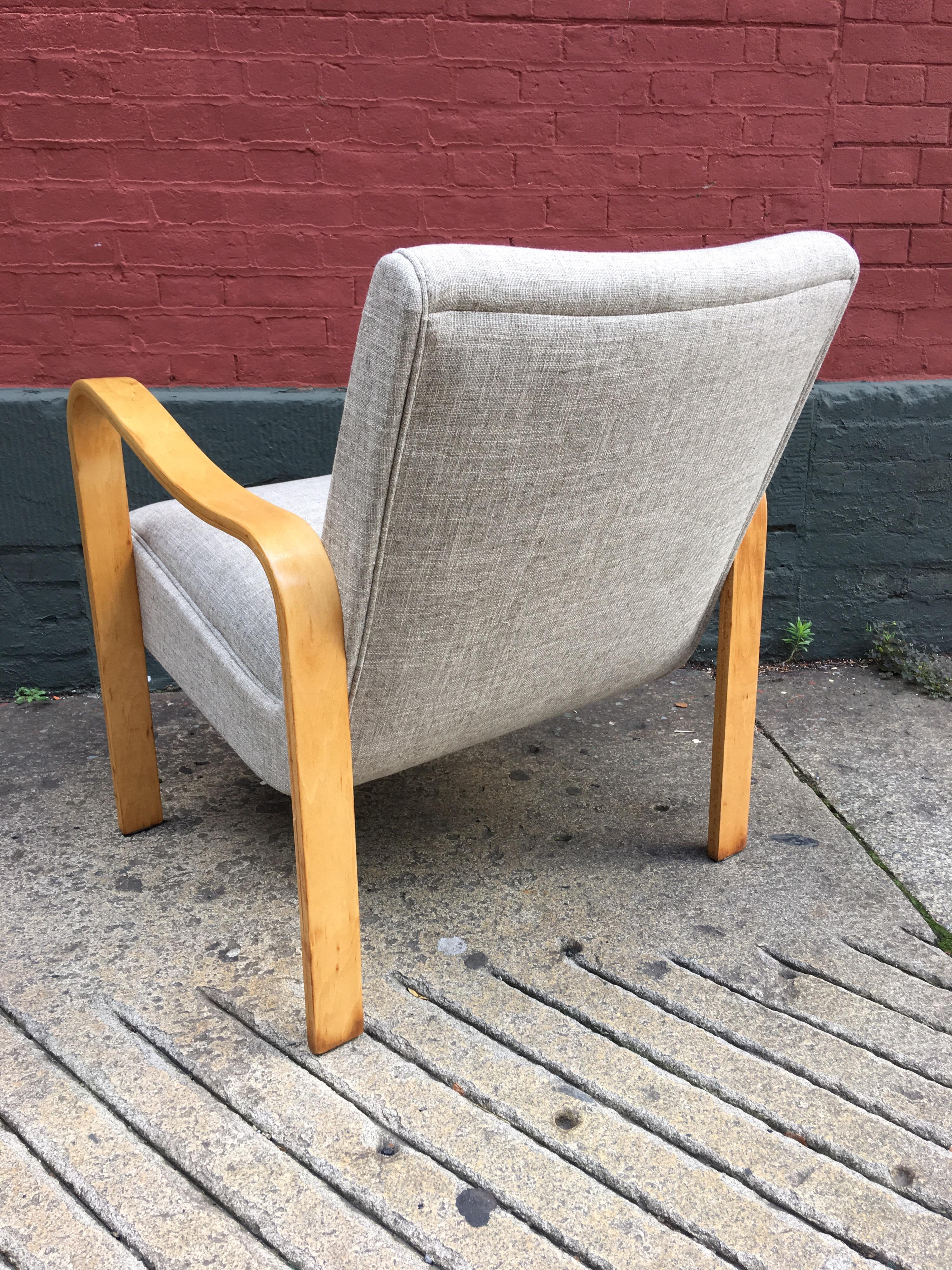 Mid-Century Modern Joe Atkinson for Thonet Lounge Chair