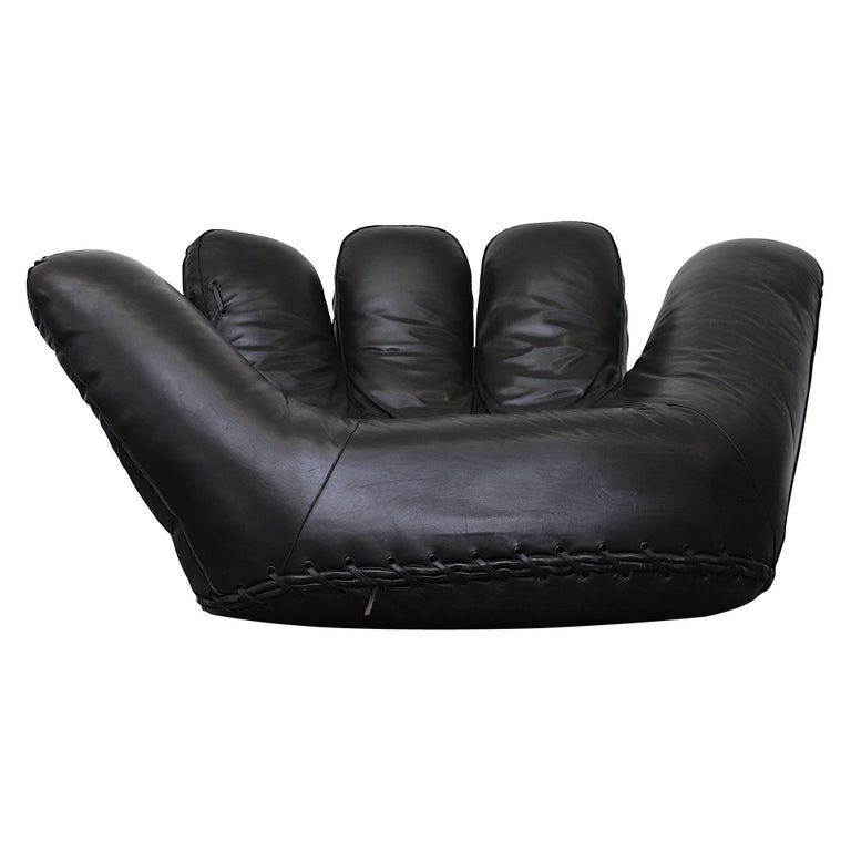 Joe Baseball Glove Black Leather, Baseball Glove Leather Sofa