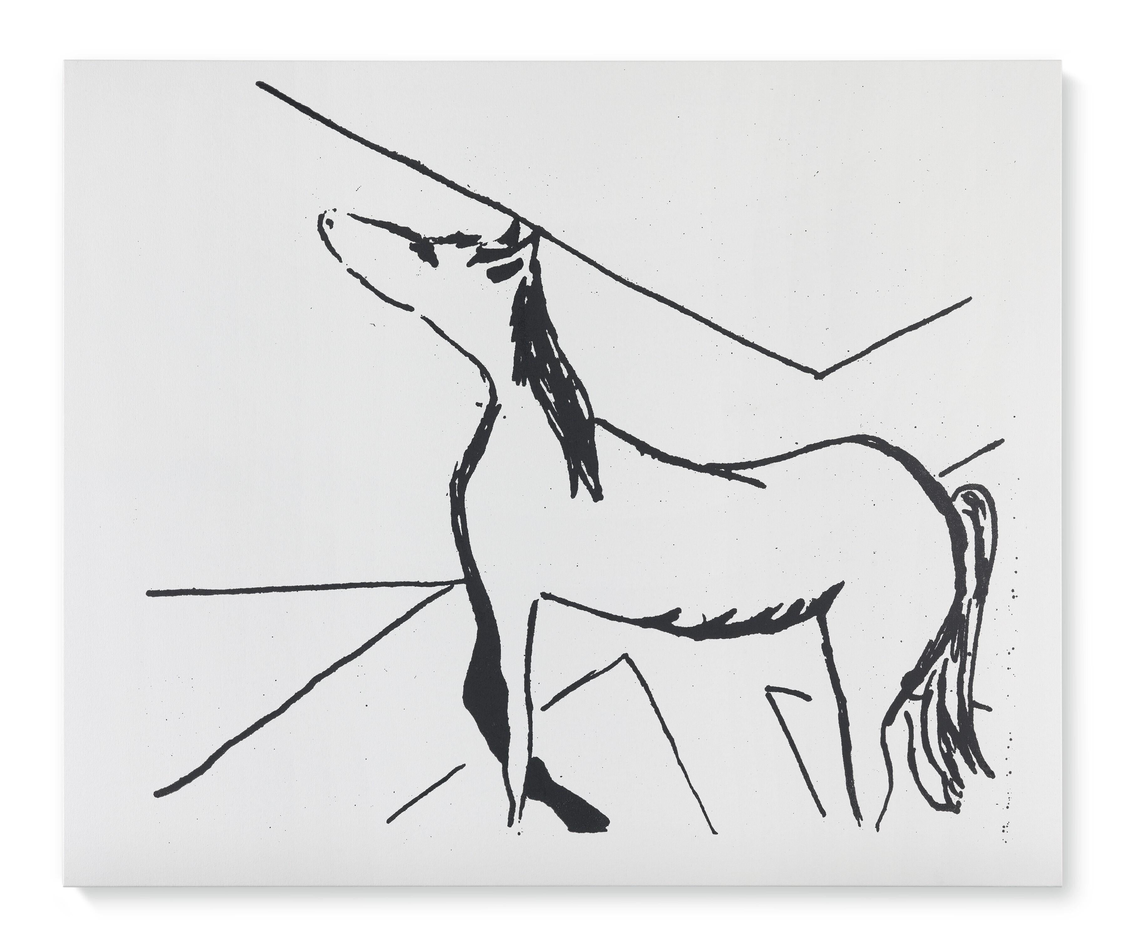 Joe Bradley Figurative Print - Horse No 2