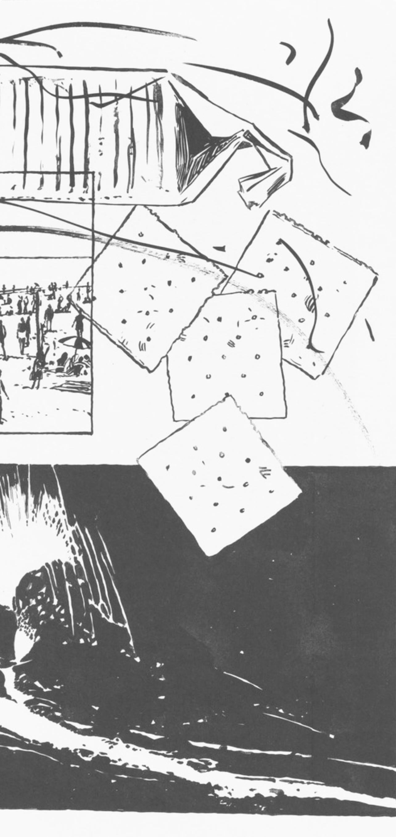Brainard, Komposition, In Memory of My Feelings (nach) (Schwarz), Abstract Print, von Joe Brainard