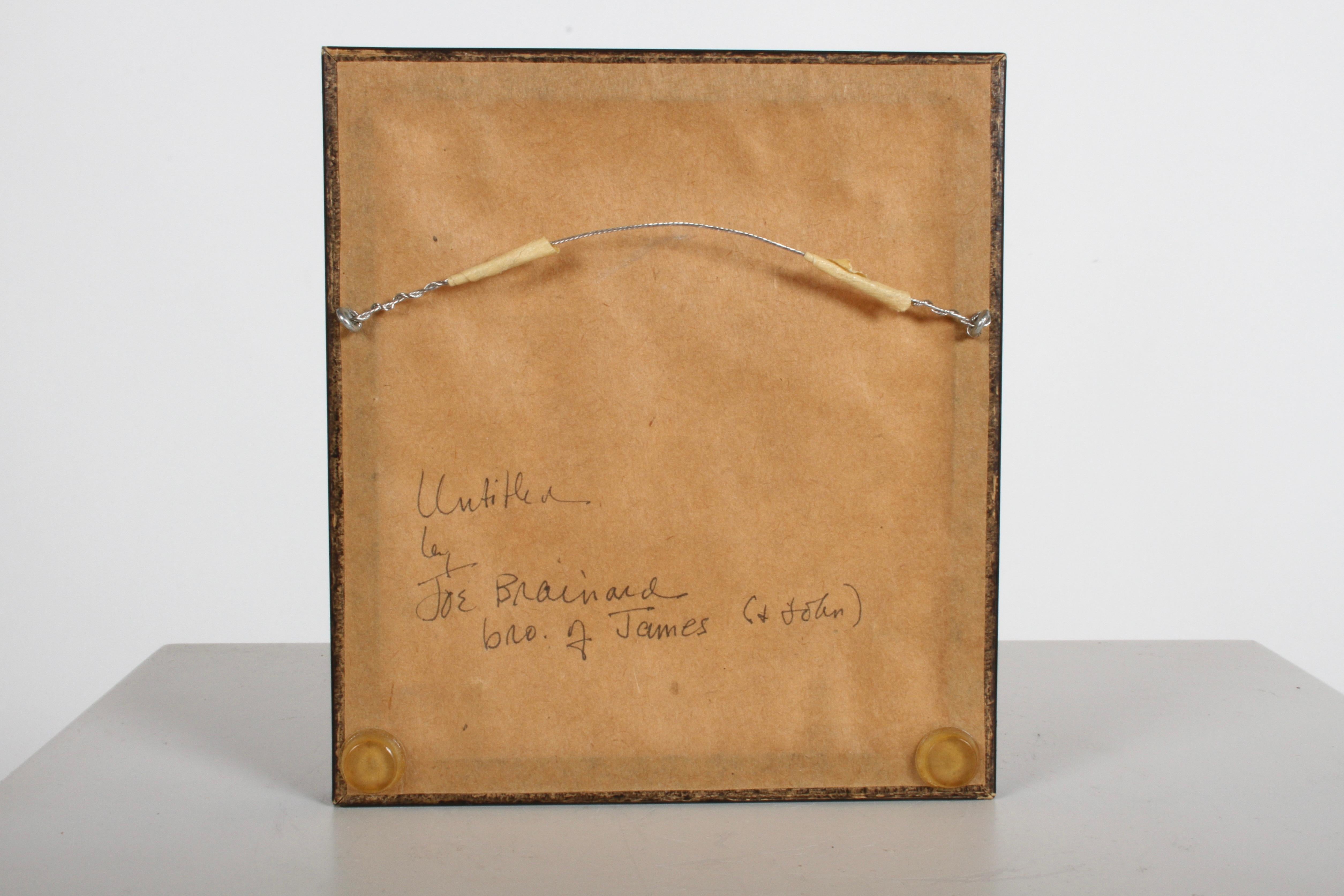 Joe Brainard - Nude Male in Shower - Matchbook Cover Art Series - 1970 en vente 1