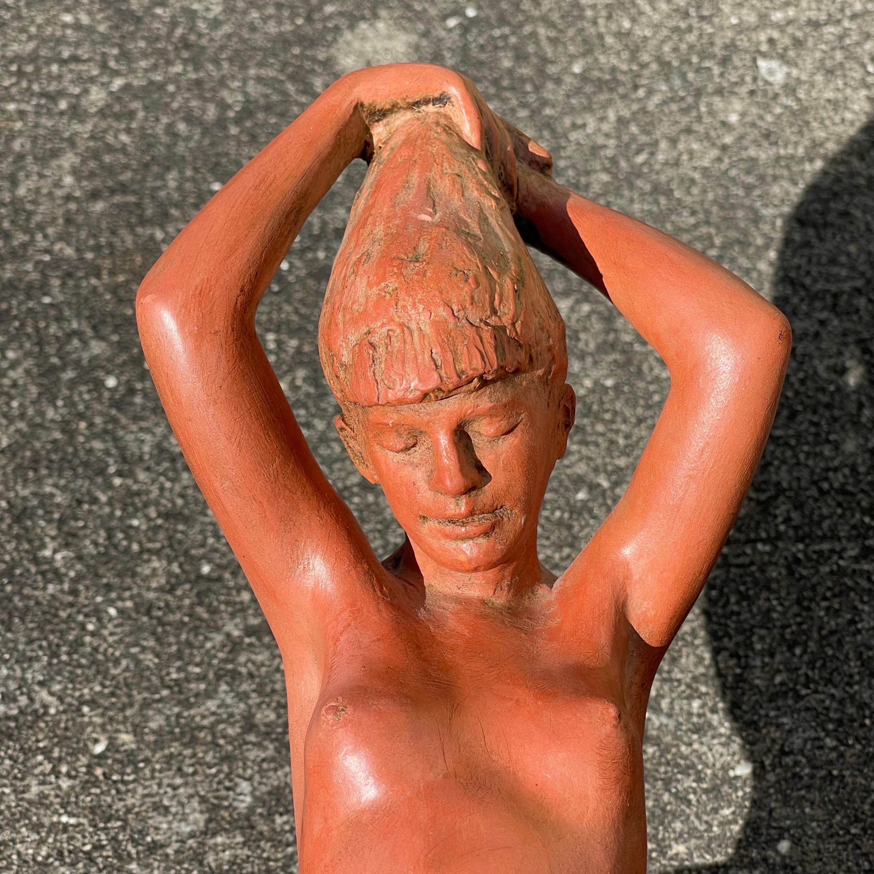 Joe Brown, 1909-1985, Figurative Nude Clay Sculpture For Sale 8