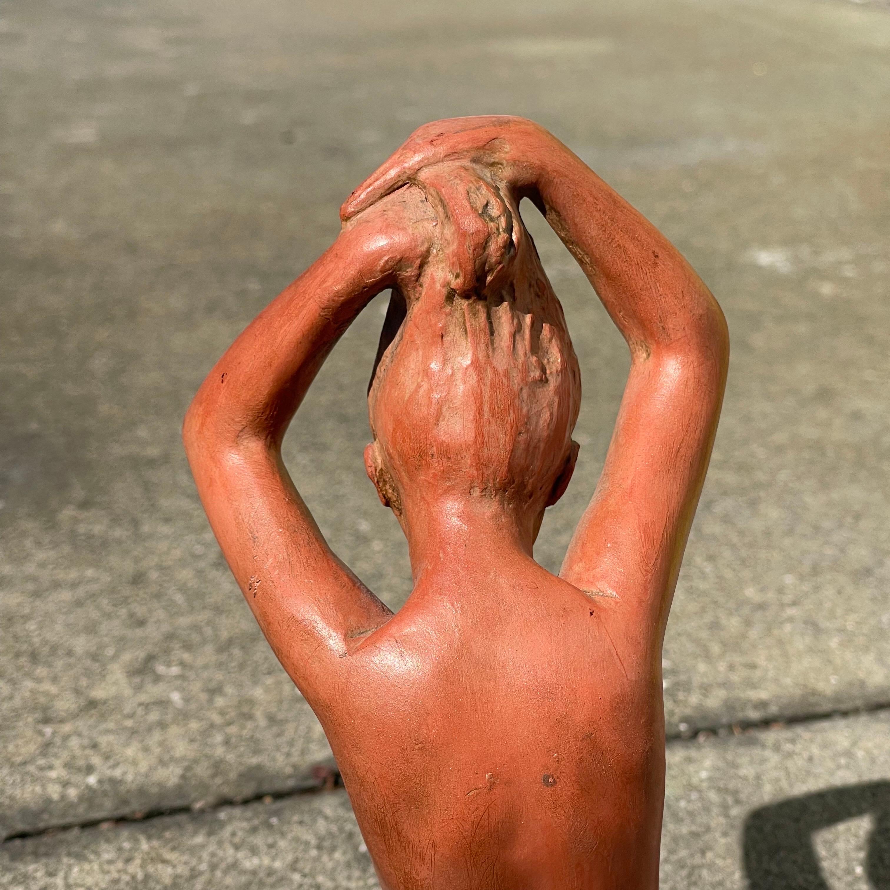 Joe Brown, 1909-1985, Figurative Nude Clay Sculpture For Sale 3