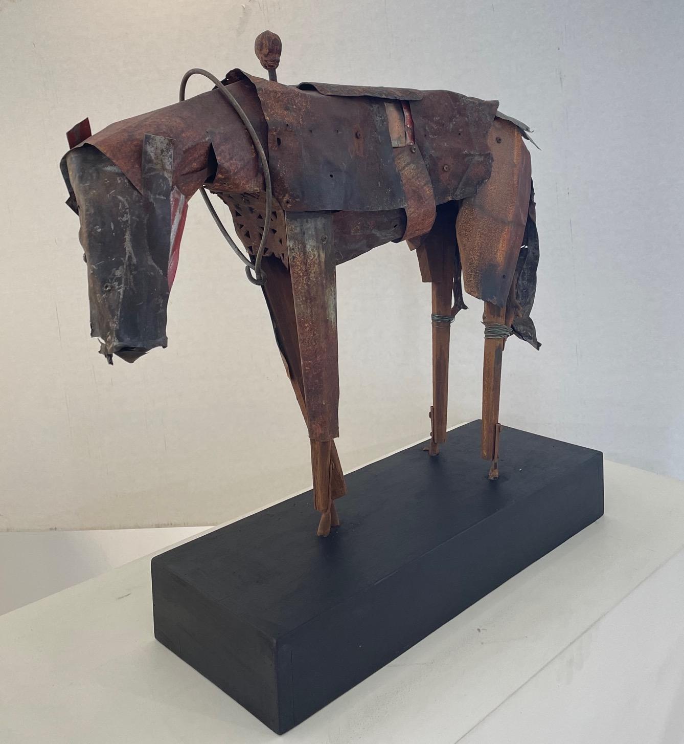 Joe Brubaker Still-Life Sculpture - Iron Horse