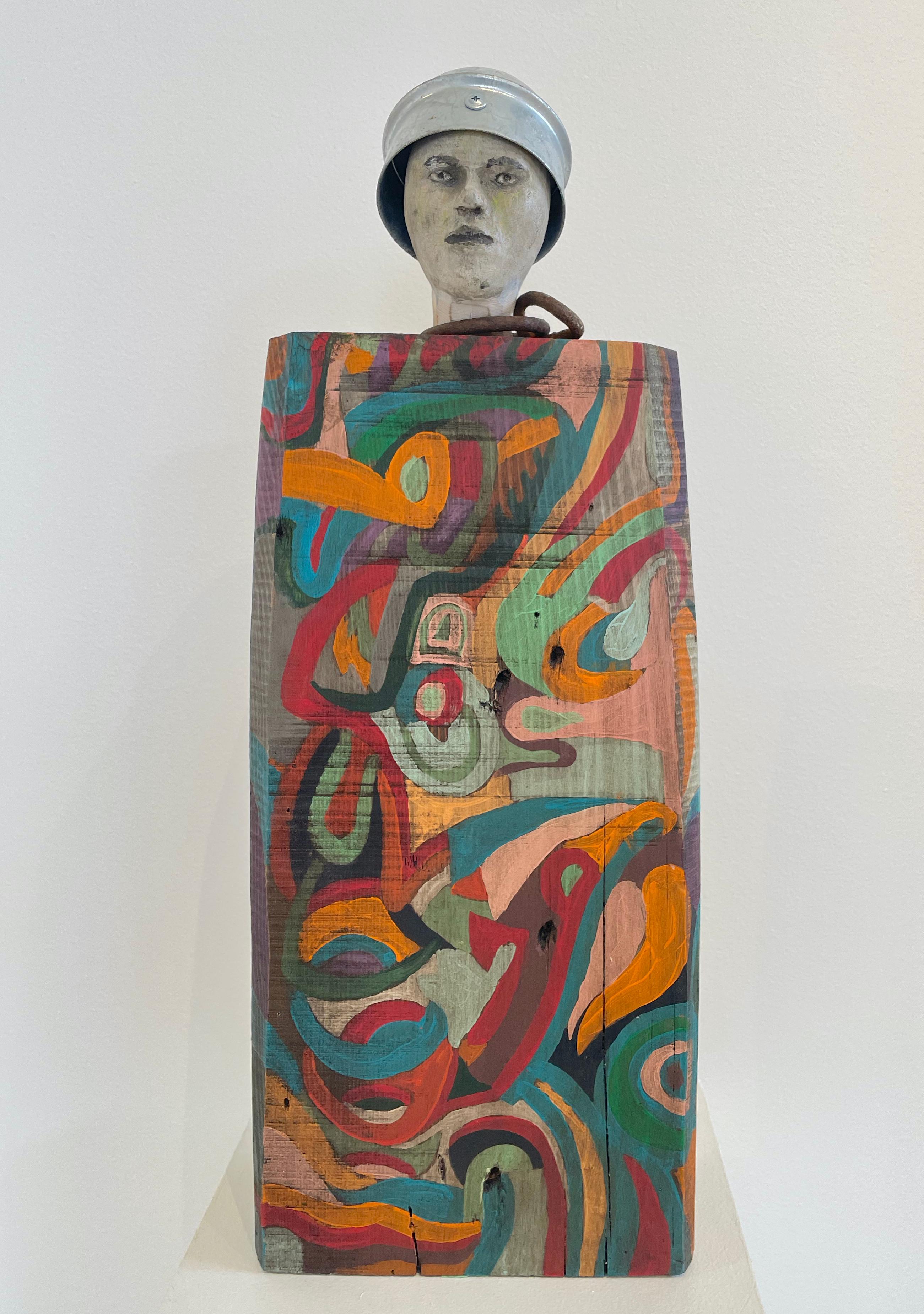 Figurative Sculpture di Joe Brubaker - Sergio