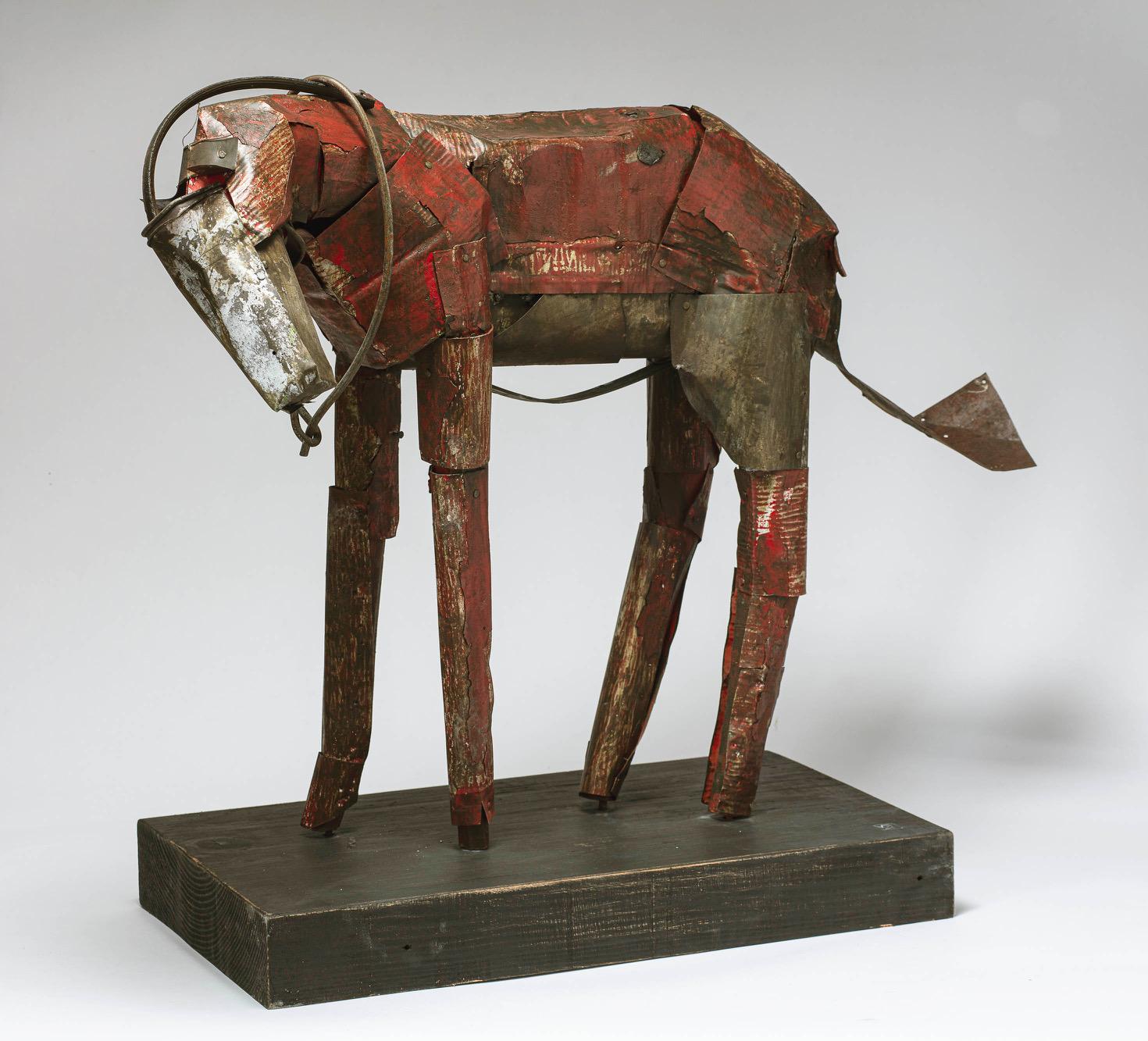 Red Horse - Sculpture by Joe Brubaker