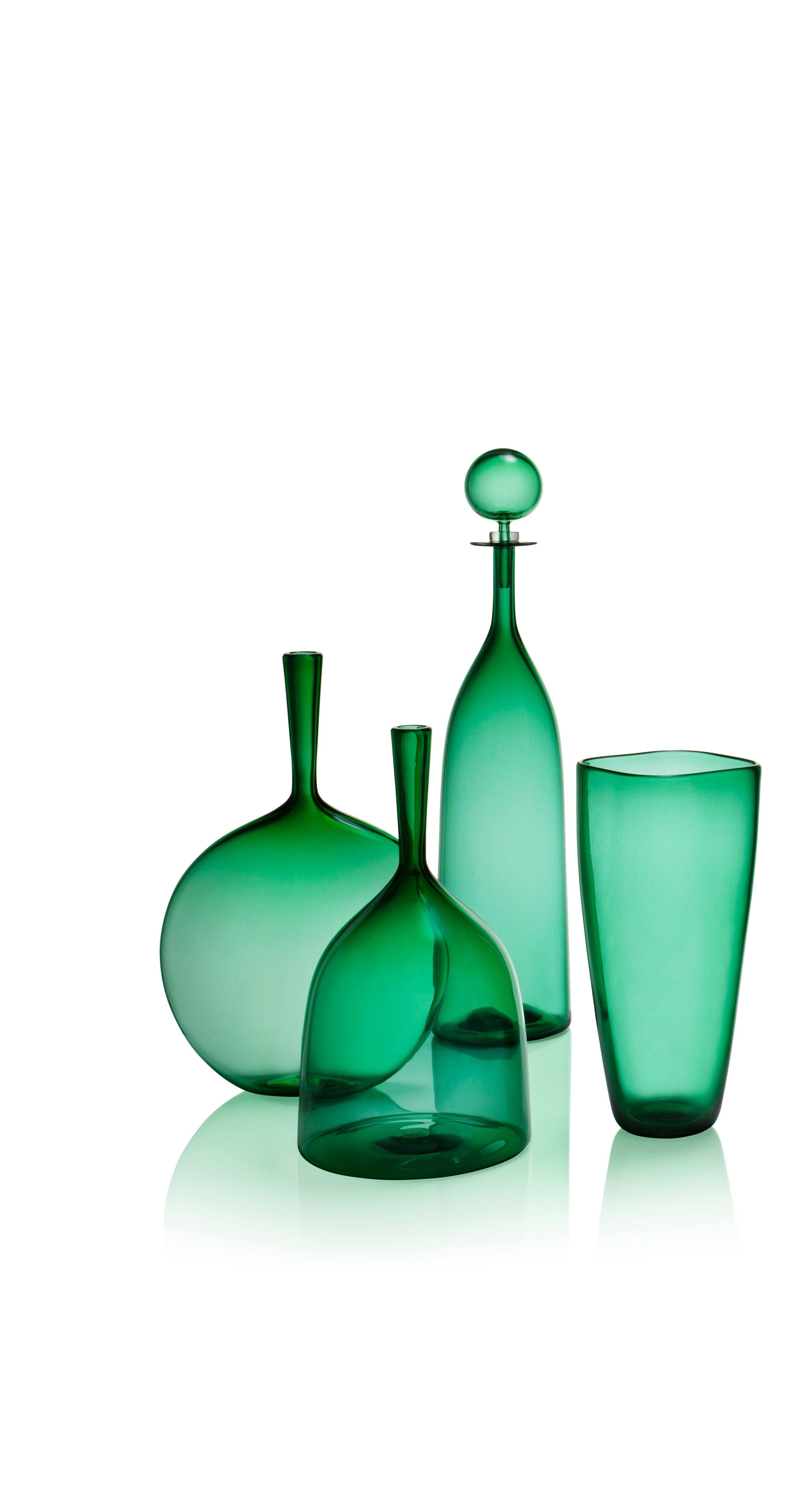 Americano Joe Cariati Emerald Green Glass Collection, 2024 in vendita