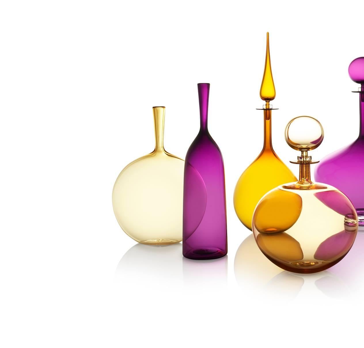 Americano Whisky Joe Cariati, collezione di vetri ultravioletti e ambra, 2024 in vendita