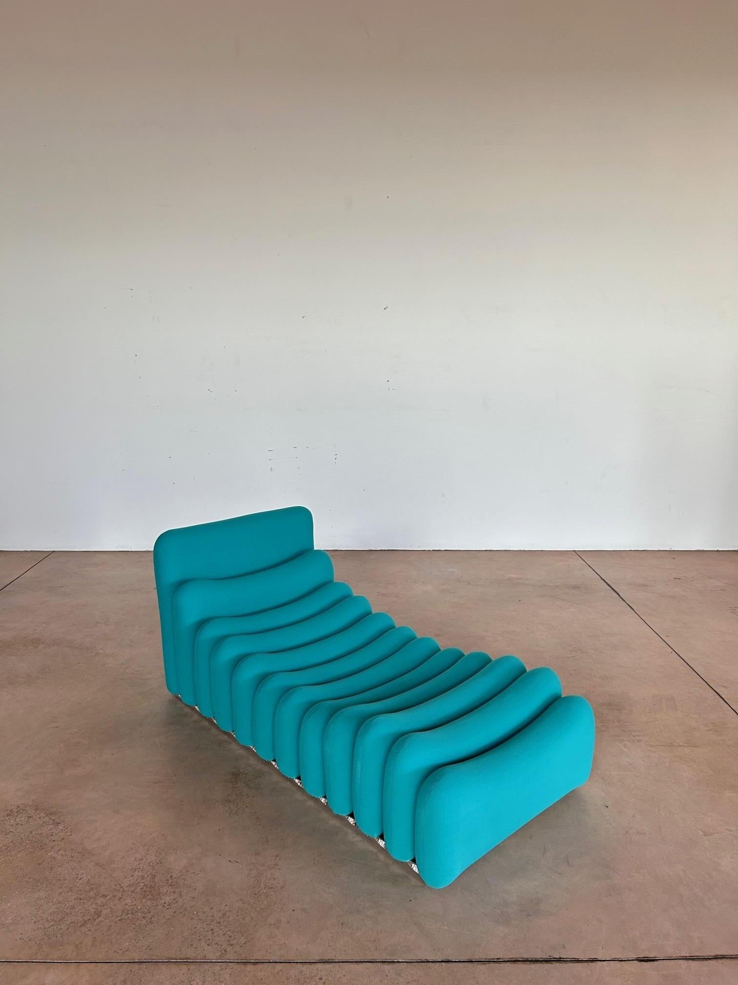 Italian Joe Colombo 1970s Additional System Chaise Lounge For Sale