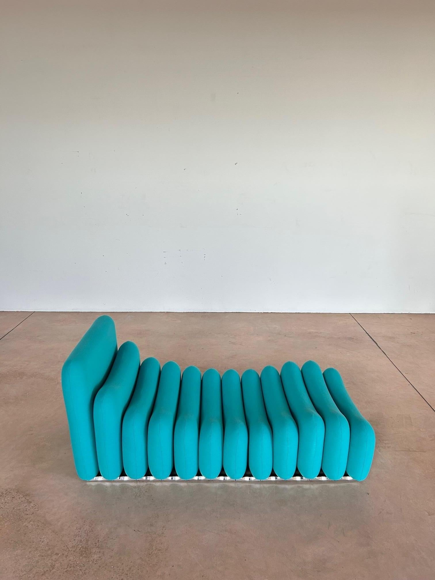 Joe Colombo chaise longue avec système supplémentaire des années 1970  en vente 2