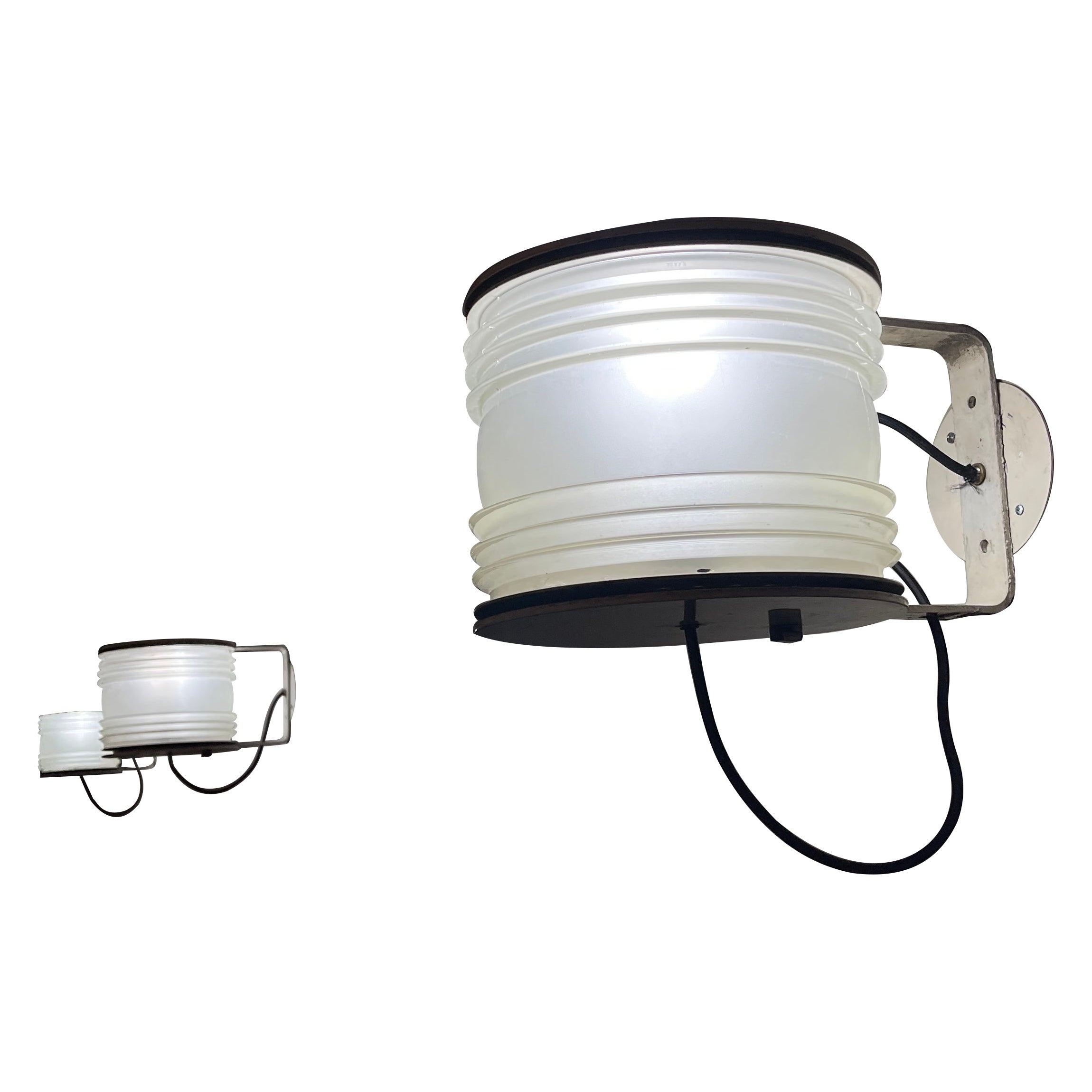 Joe Colombo 3 wall Sconces model #1140