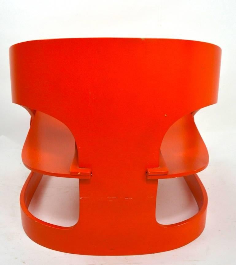 Joe Colombo 4801 for Kartell Lounge Chair In Good Condition In New York, NY