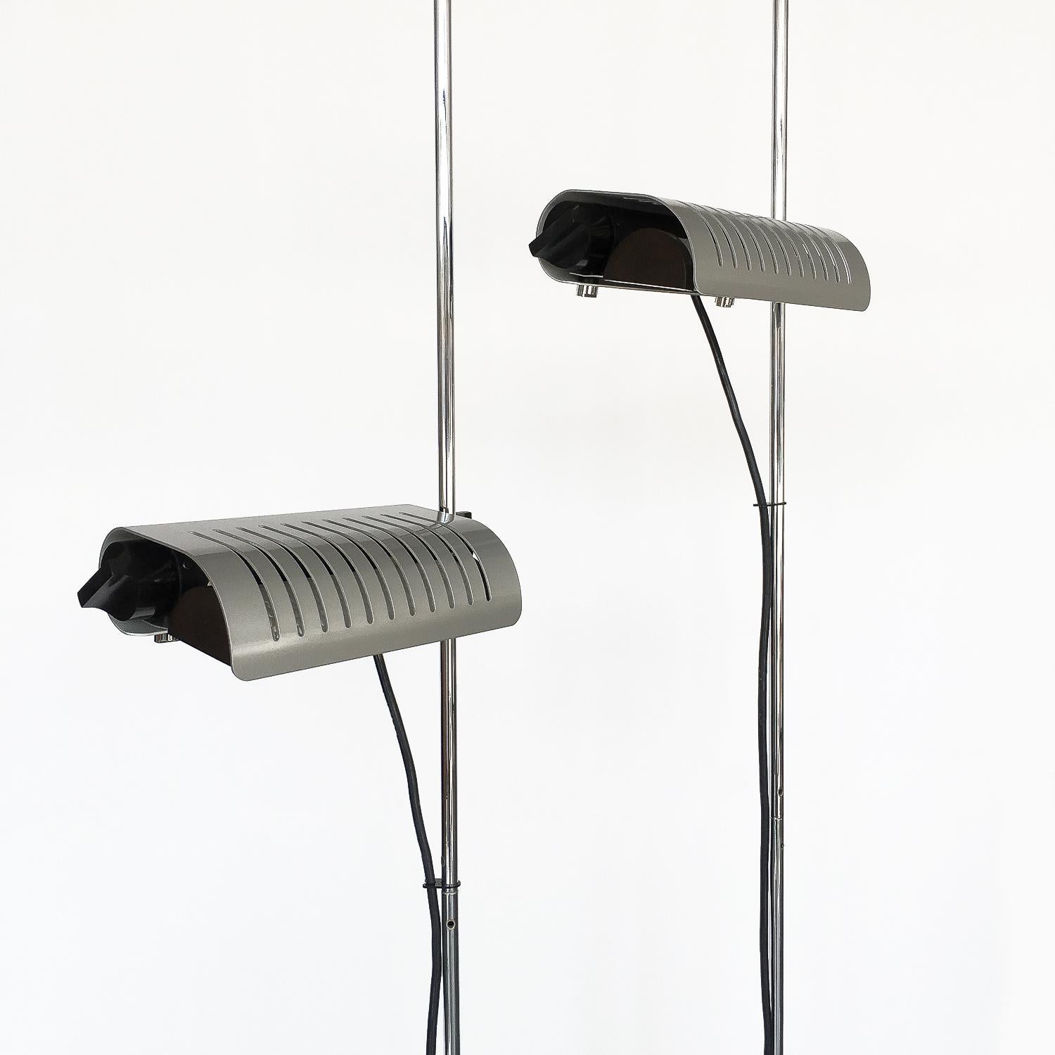 Mid-Century Modern Joe Colombo Alogena 626 Floor Lamps for Oluce