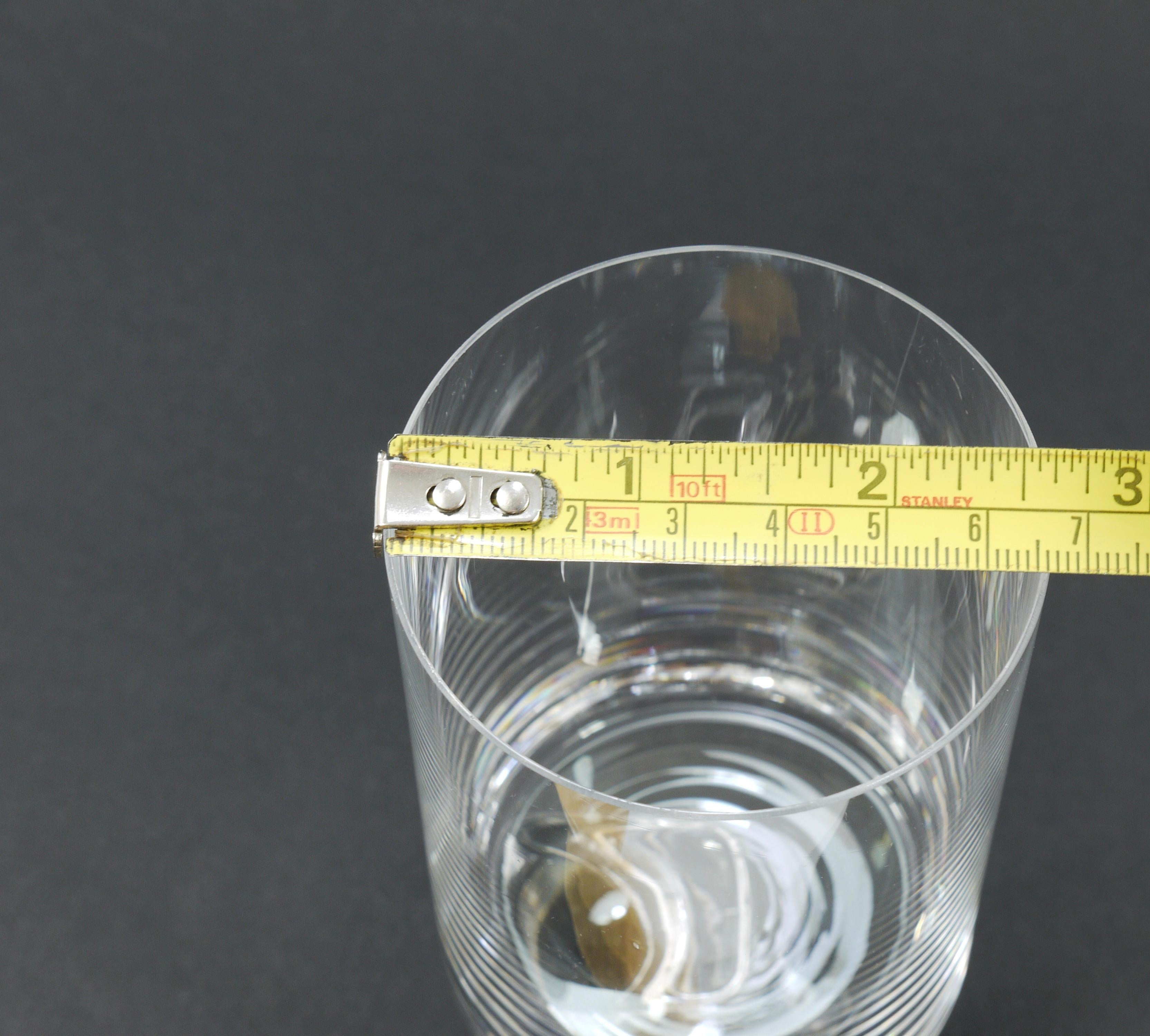 Joe Colombo Asimmetrico Smoke Drinking Glass by Riedel, Austria, 1960s 8