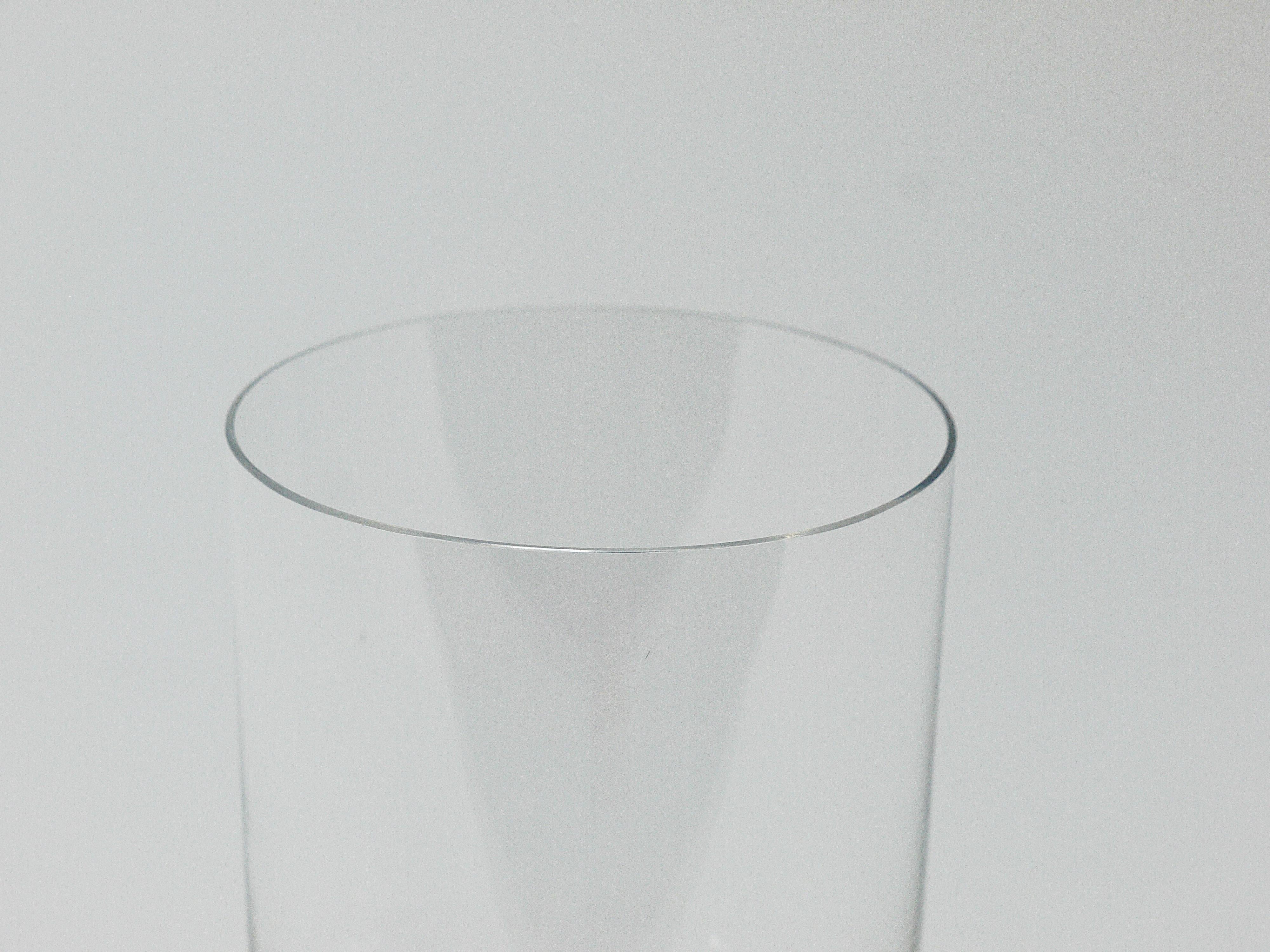 Joe Colombo Asimmetrico Smoke Drinking Glass by Riedel, Austria, 1960s 1