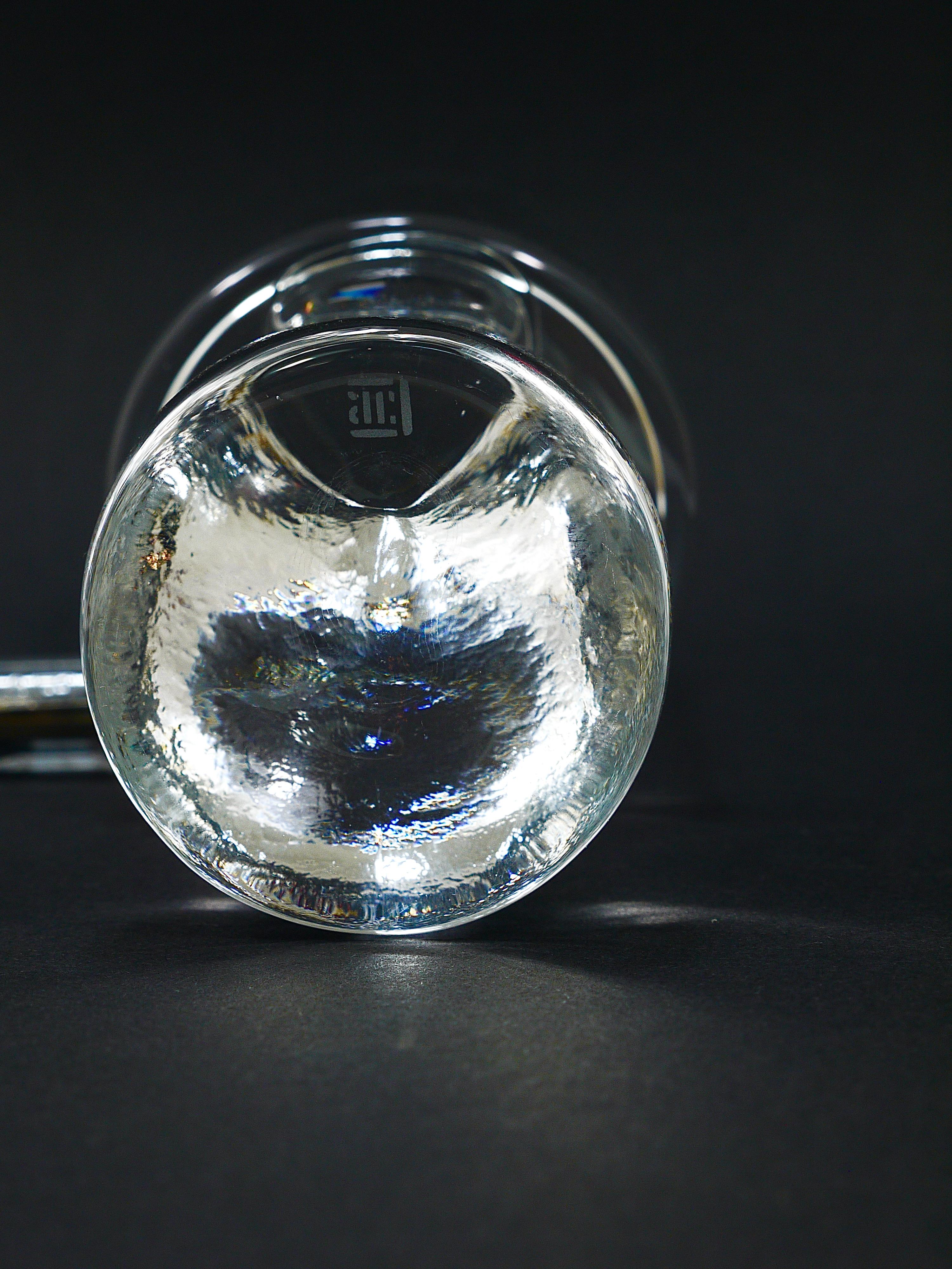 Joe Colombo Asimmetrico Smoke Drinking Glass by Riedel, Austria, 1960s 2