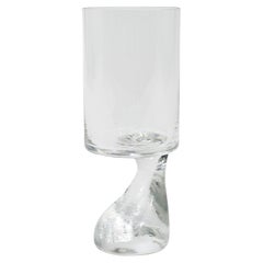 Joe Colombo Asimmetrico Smoke Drinking Glass by Riedel, Austria, 1960s
