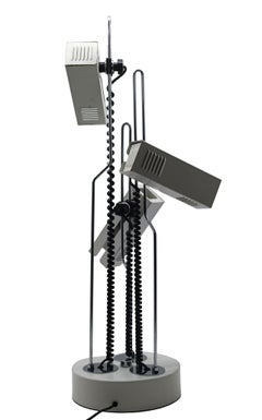 Joe Colombo Attrib. Table Lamp with 3 Adjustable Lights, Italy 1970s