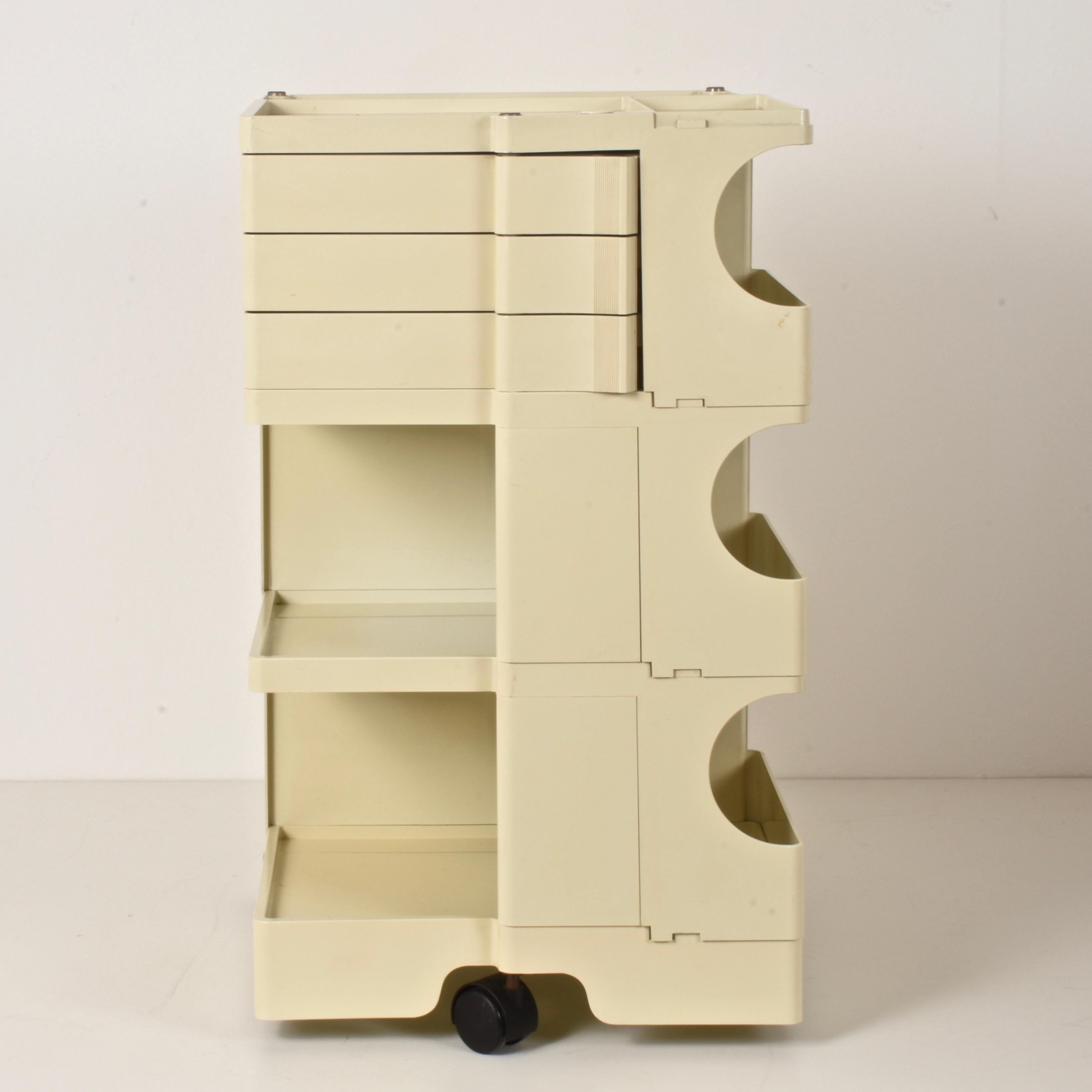 Italian Joe Colombo ''Boby 3'' Portable Storage System Bieffeplast Padova, Italy, 1960s