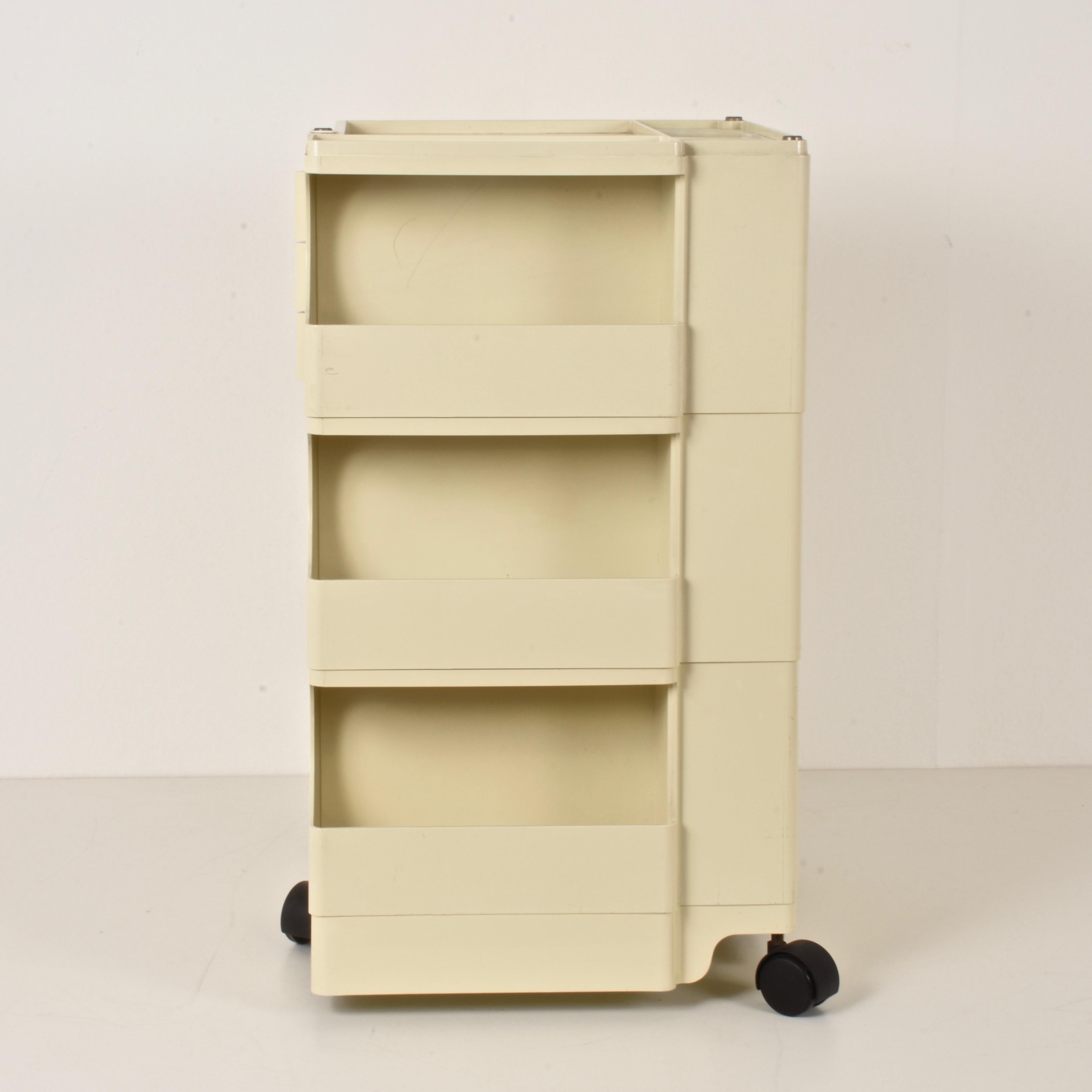 Mid-20th Century Joe Colombo ''Boby 3'' Portable Storage System Bieffeplast Padova, Italy, 1960s