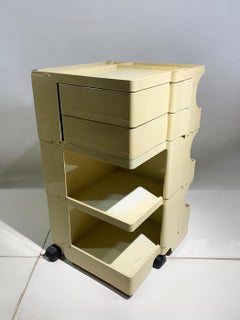 Joe Colombo "Boby" ABS Storage Trolley for Bieffeplast, Italy, Circa 1970s