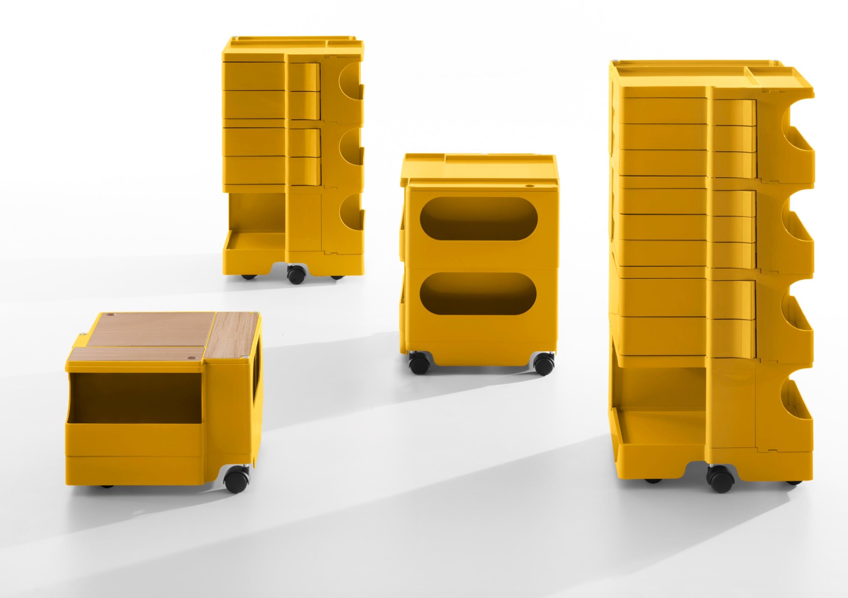 Joe Colombo 'Boby' Trolley for B-Line. Designed in 1970, current production. Part of the permanent collection of MoMA in New York and the “Triennale” in Milan, Smau Prize in 1971. 

Boby is much more than a simple container: it made design history.