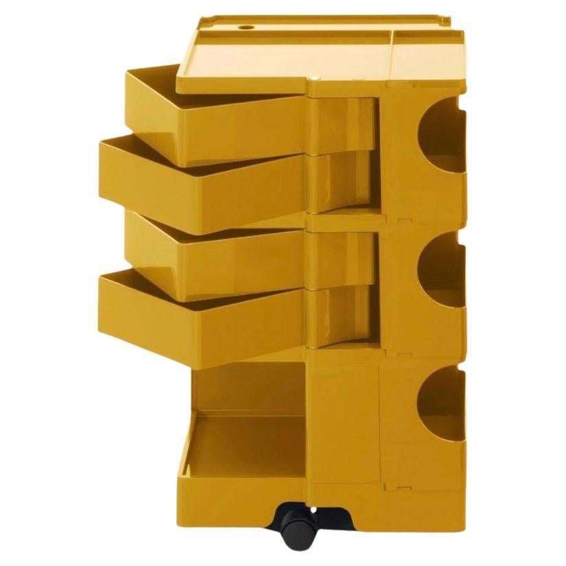 Joe Colombo 'Boby' Trolley Size M with 4 Drawers in Honey for B-Line