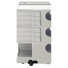 Chariot 'Boby' de Joe Colombo, taille M avec 6 tiroirs en blanc pour B-Line